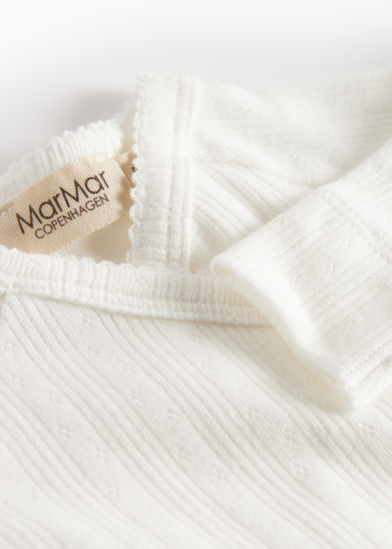 Marmar Copenhagen Belita pointelle Gentle white