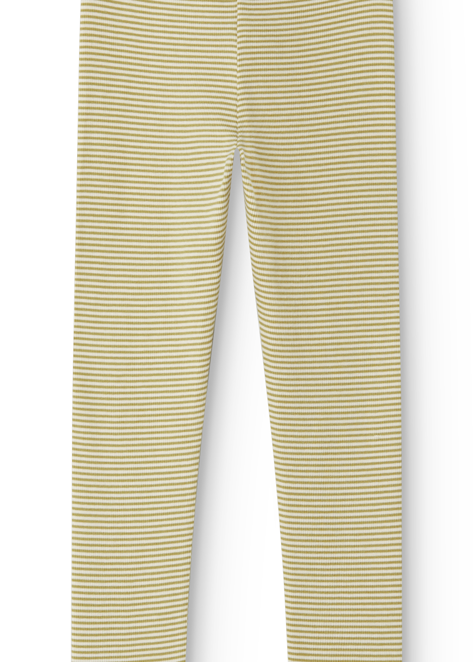 Marmar Copenhagen Leg fine rib | Olive stripe - Marmar