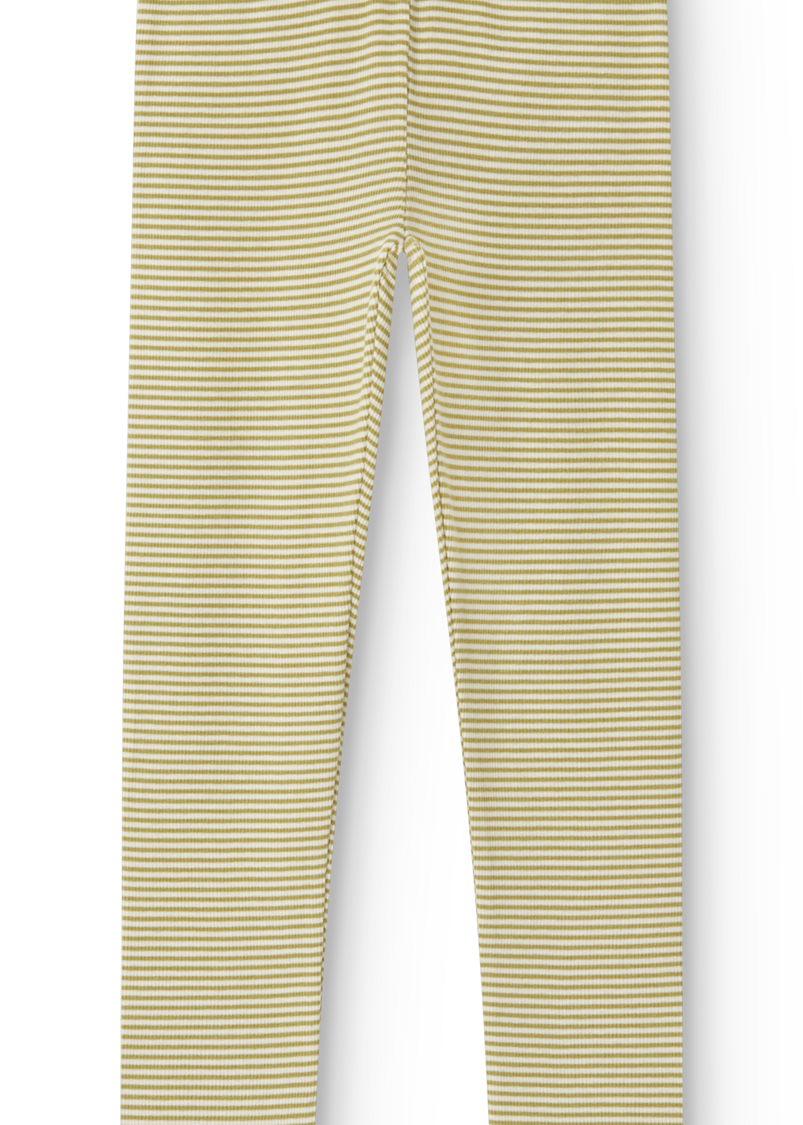 Marmar Copenhagen Leg fine rib | Olive stripe - Marmar