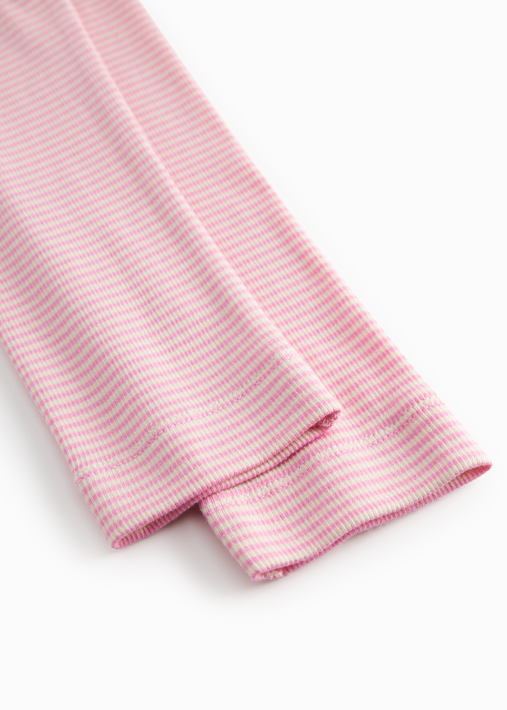 Marmar Copenhagen Leg fine rib | Pink stripe - Marmar