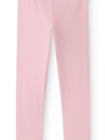 Marmar Copenhagen Leg fine rib | Pink stripe - Marmar