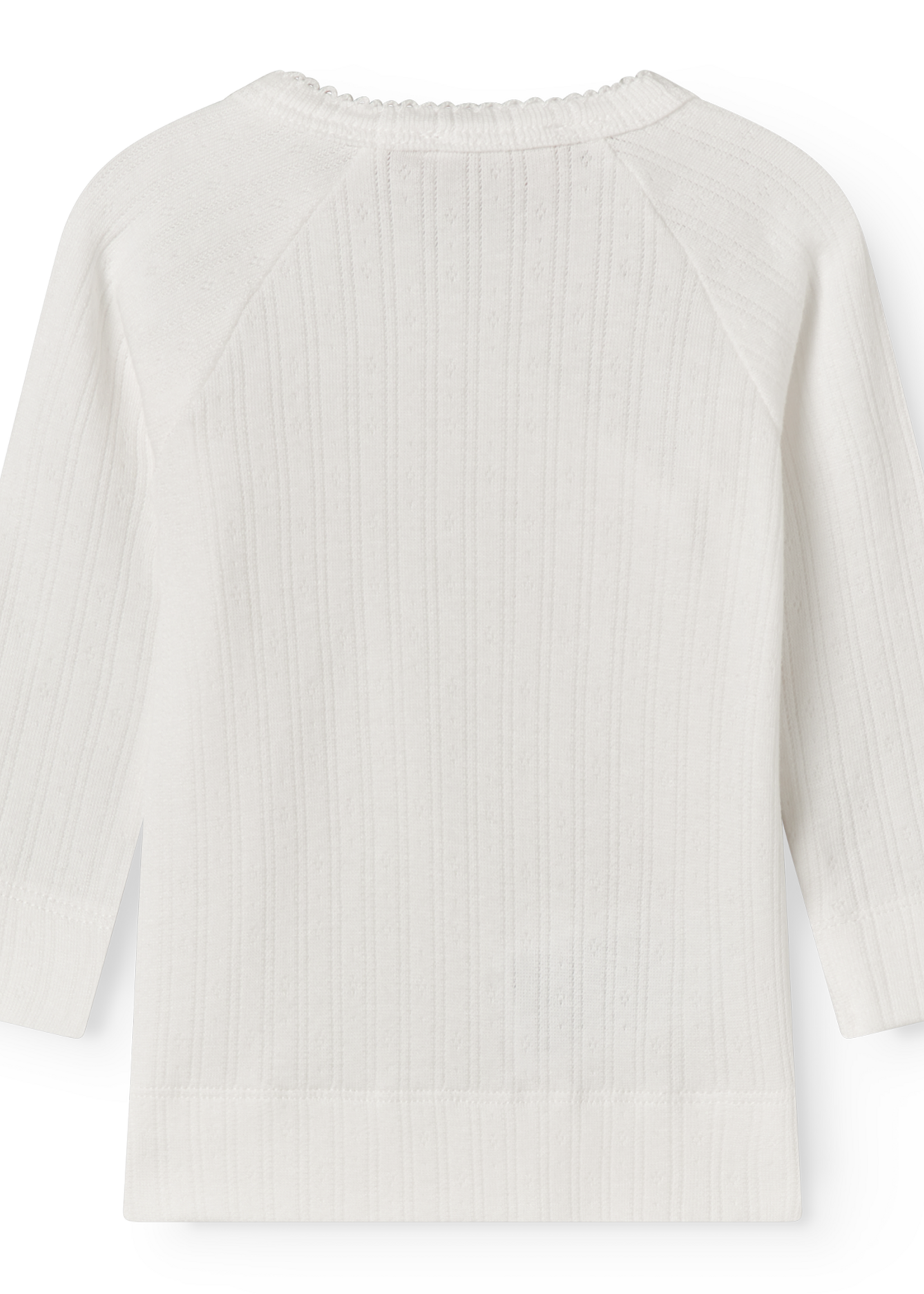 Marmar Copenhagen Tut wrap LS pointelle | Gentle white - Marmar