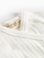 Marmar Copenhagen Tut wrap LS pointelle | Gentle white - Marmar