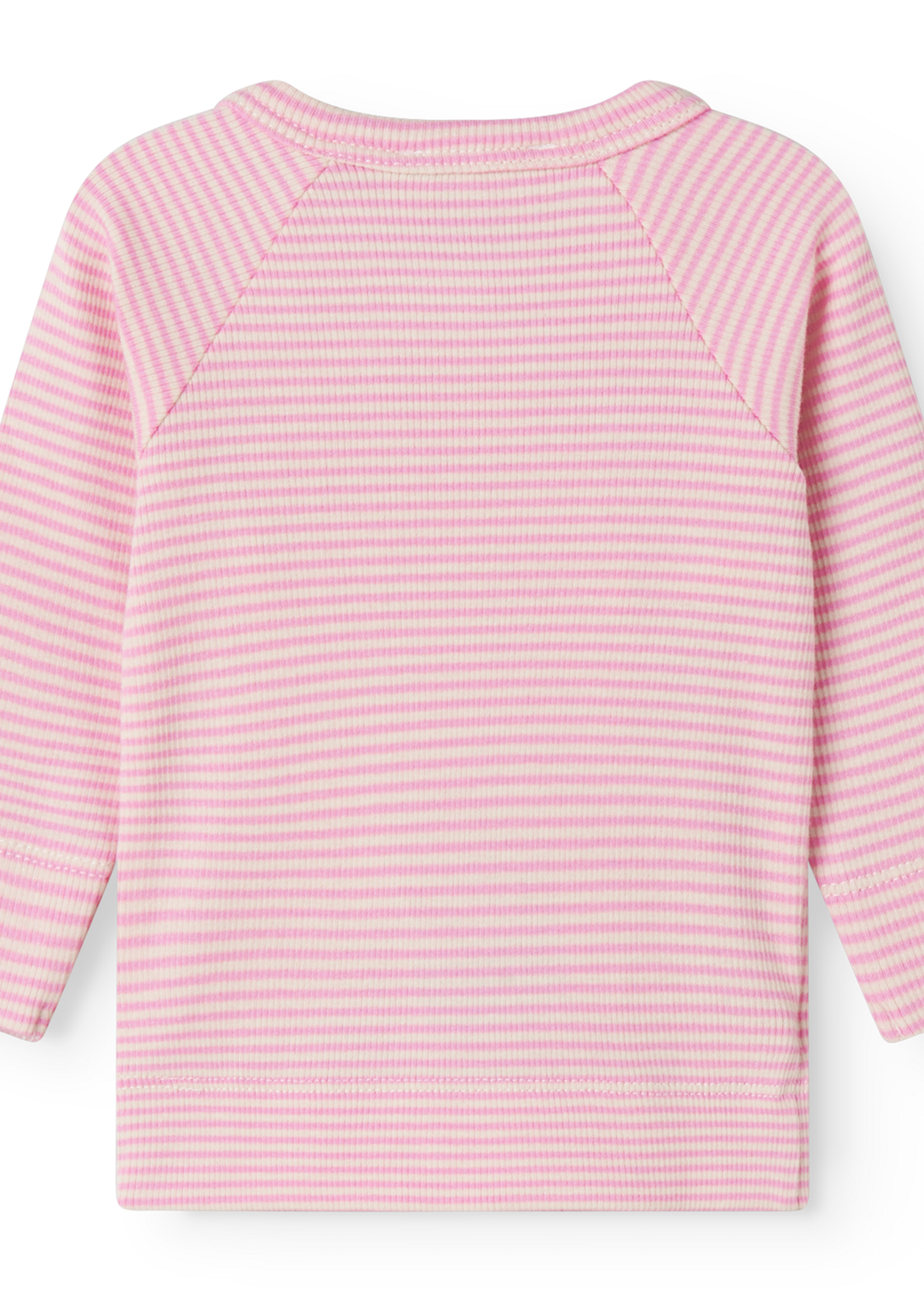 Marmar Copenhagen Tina fine rib top | Pink stripe - Marmar