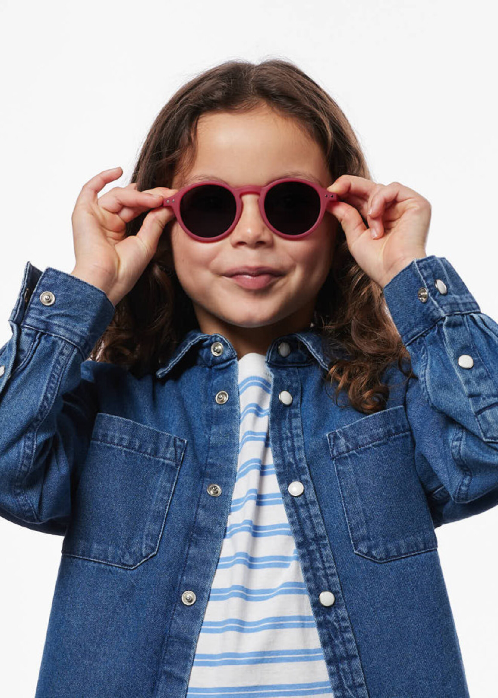 Izipizi Zonnebril kids model D Cranberry - Izipizi
