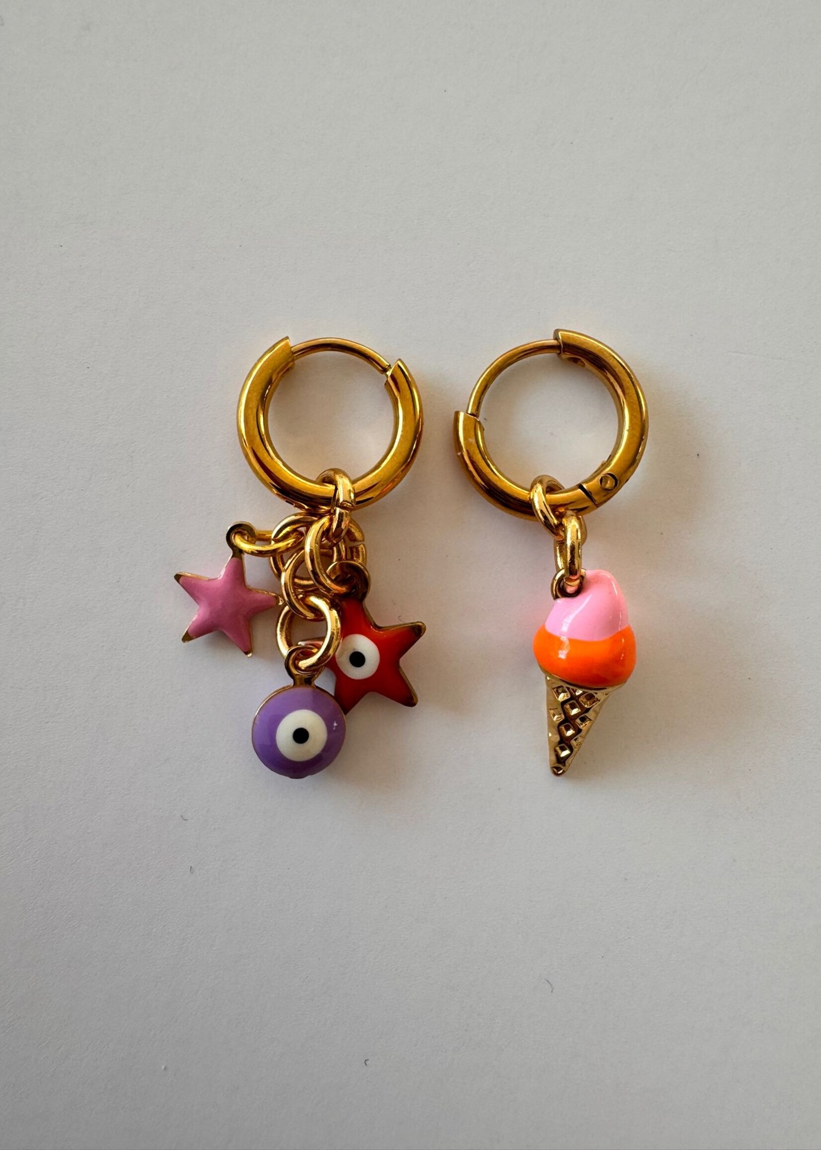 By Melo Oorbellen Ijsjes - By melo