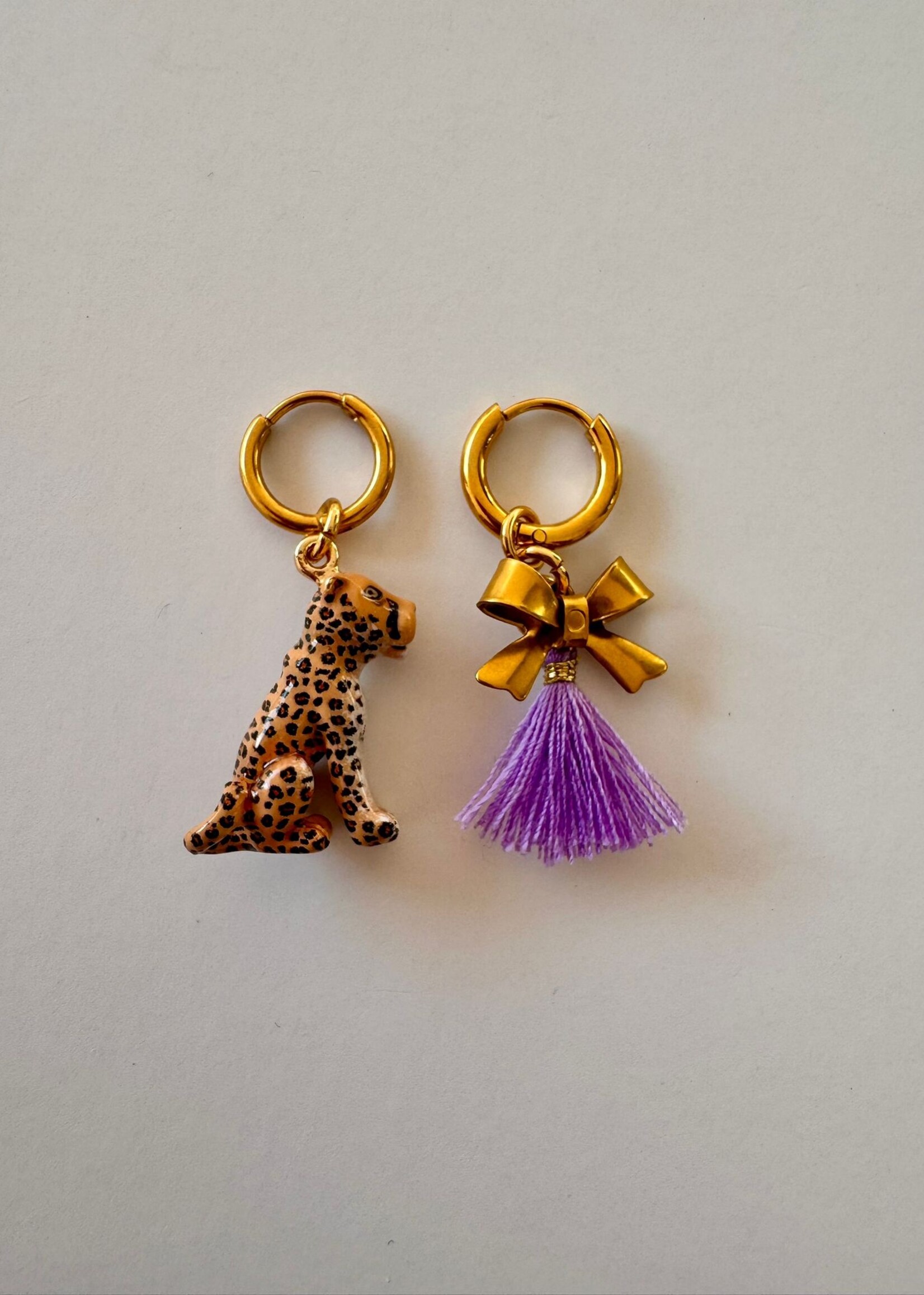 By Melo Oorbellen Luipaard - By melo