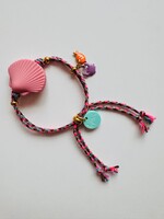 By Melo Armbandje schelp roze - By melo