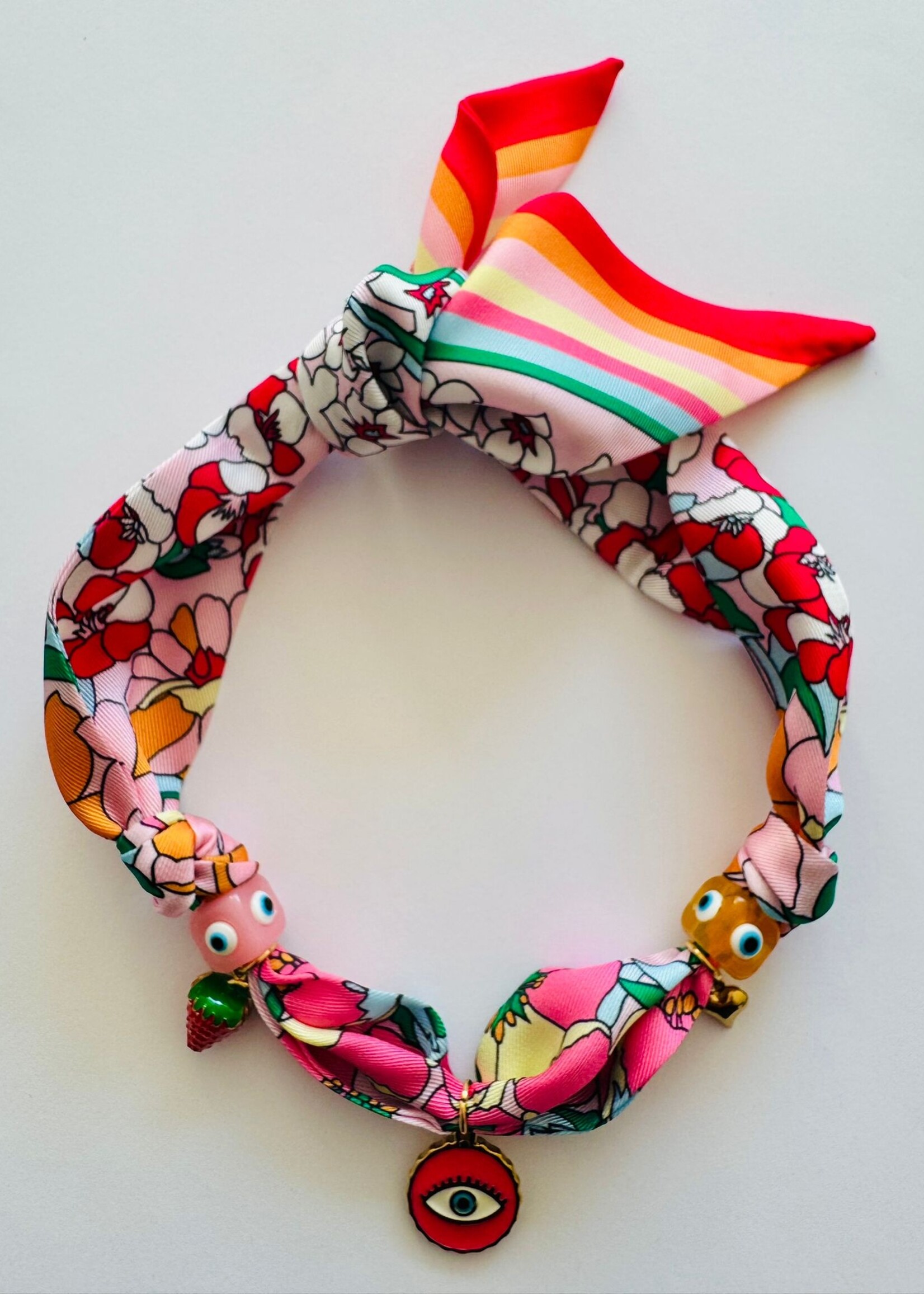 By Melo Bandana ketting oog - By melo