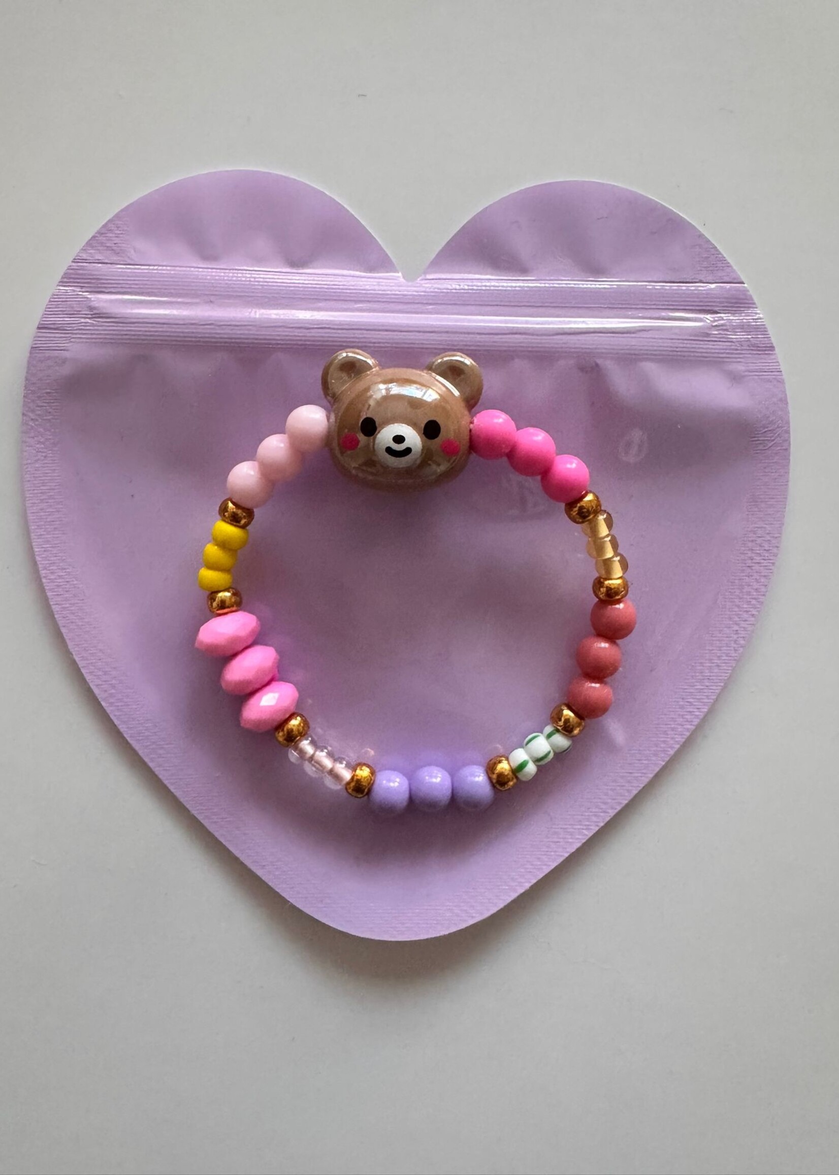 By Melo Armbandje in hartjesverpakking Beer - By melo