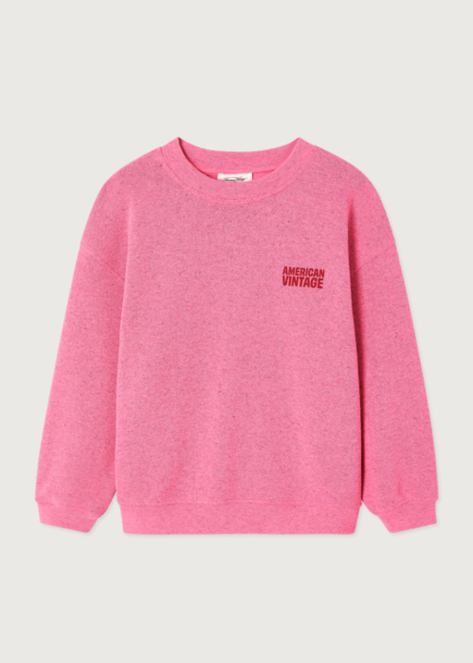 American Vintage Sweater Evona framboisine surteint - American vintage