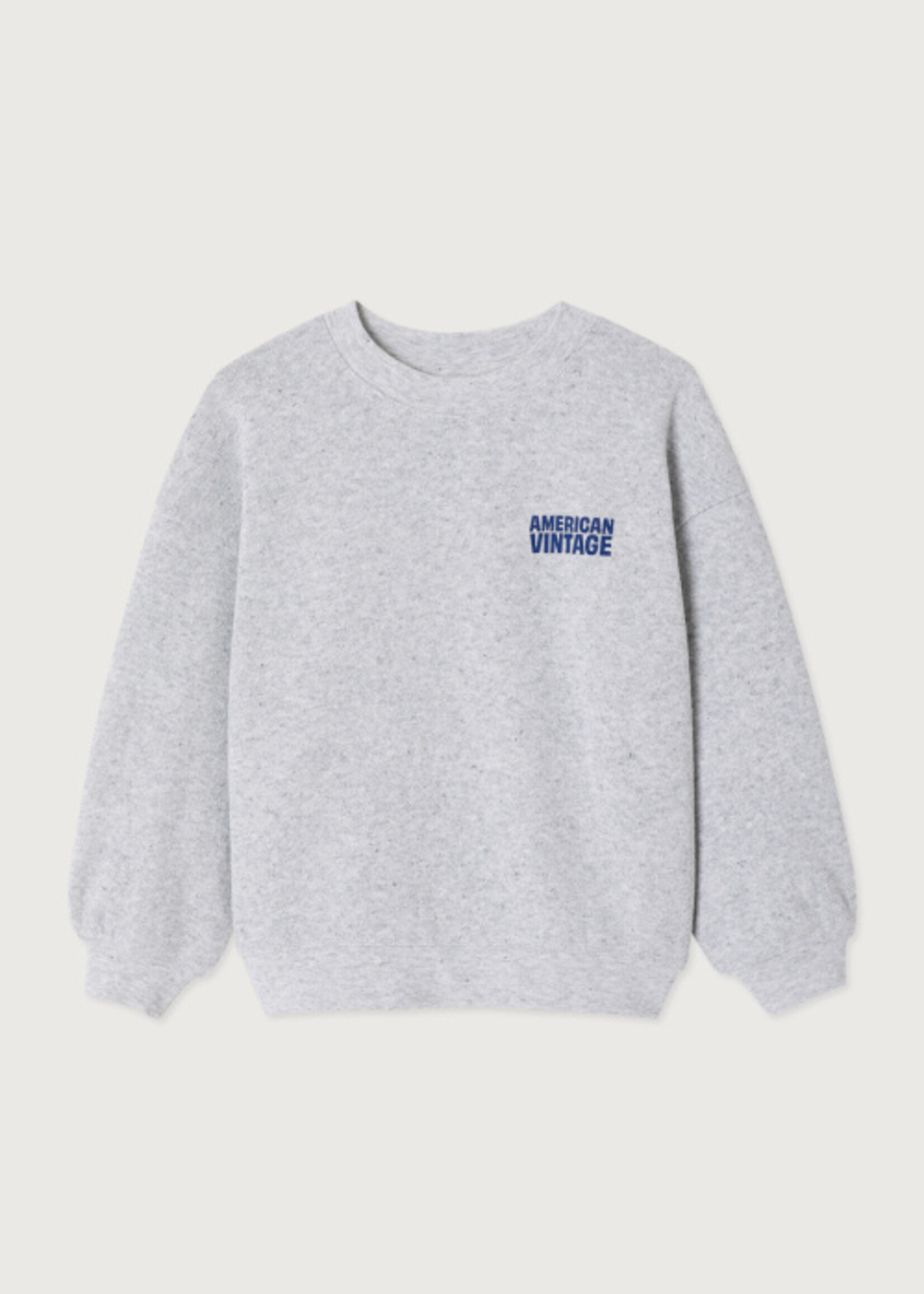 American Vintage Sweater Gris clair chine - American vintage