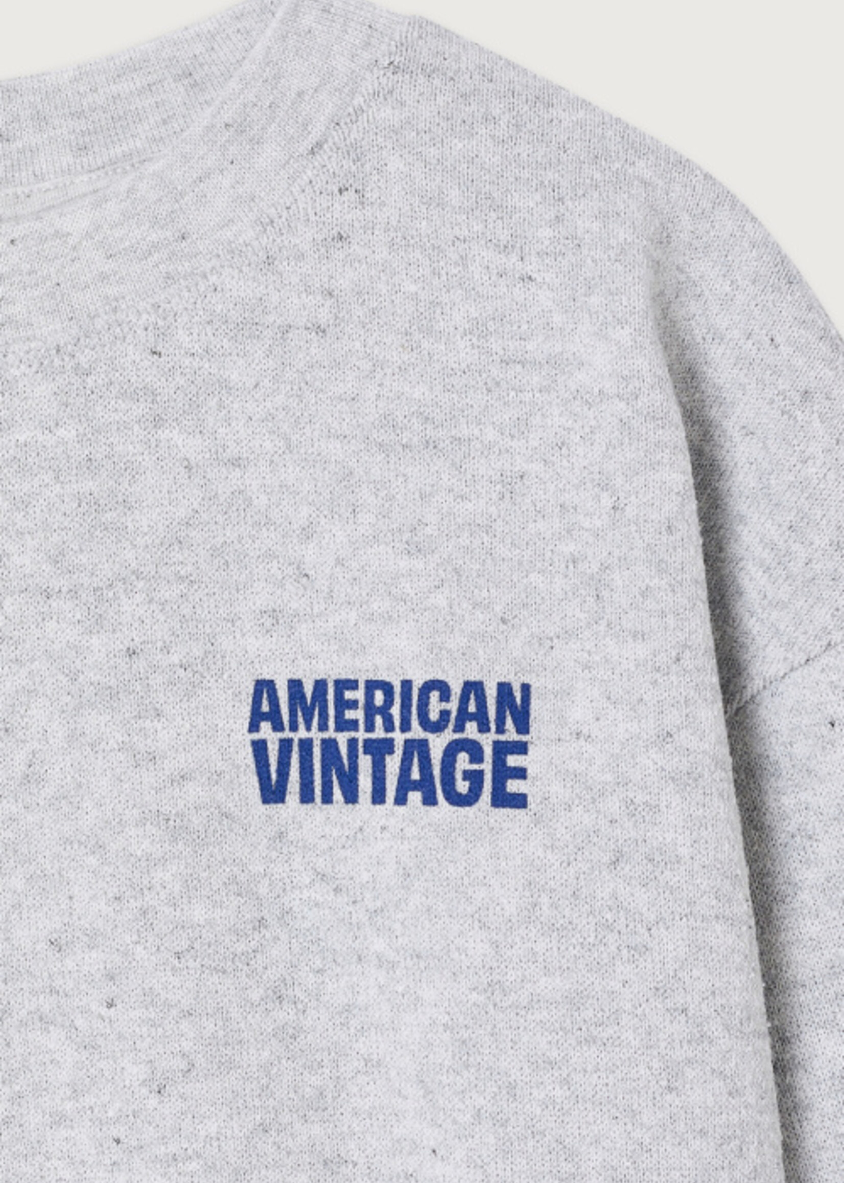 American Vintage Sweater Gris clair chine - American vintage
