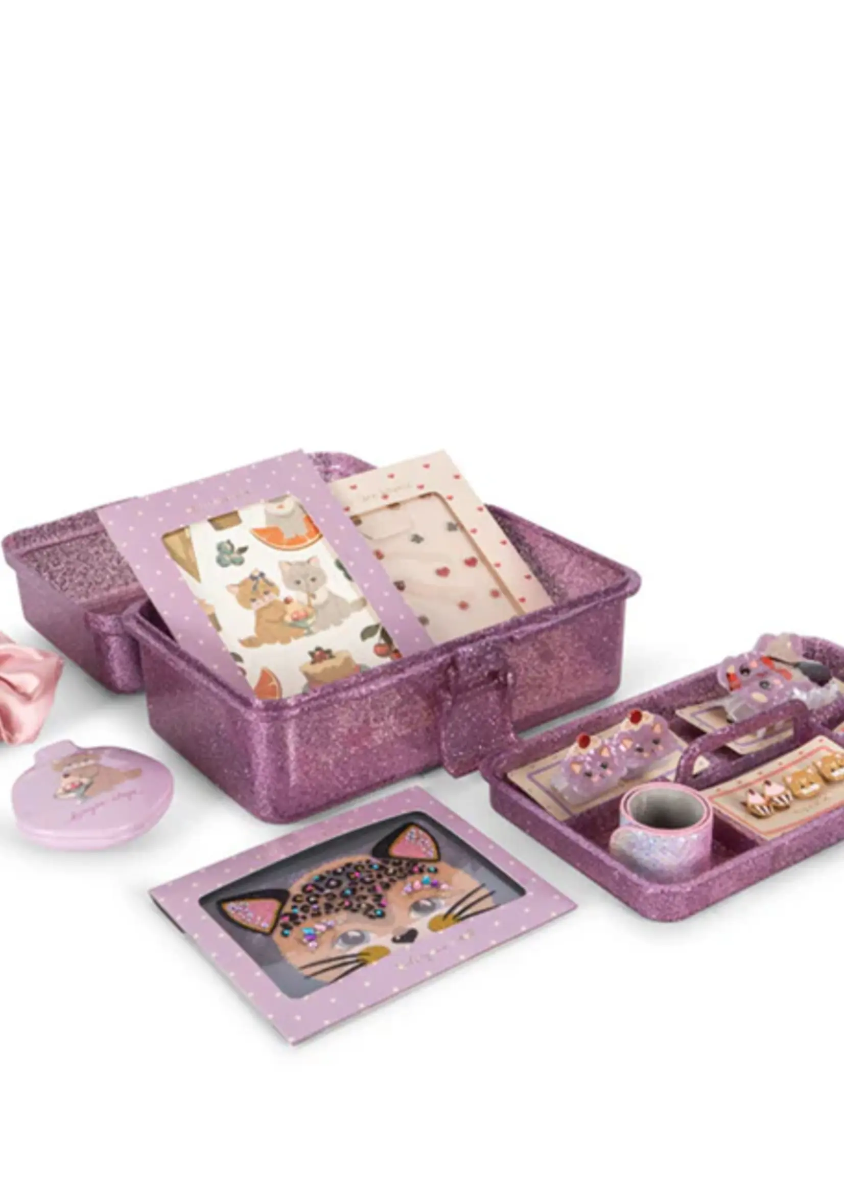 Konges Slojd Glam me up suitcase Amour Pink - Konges Slojd