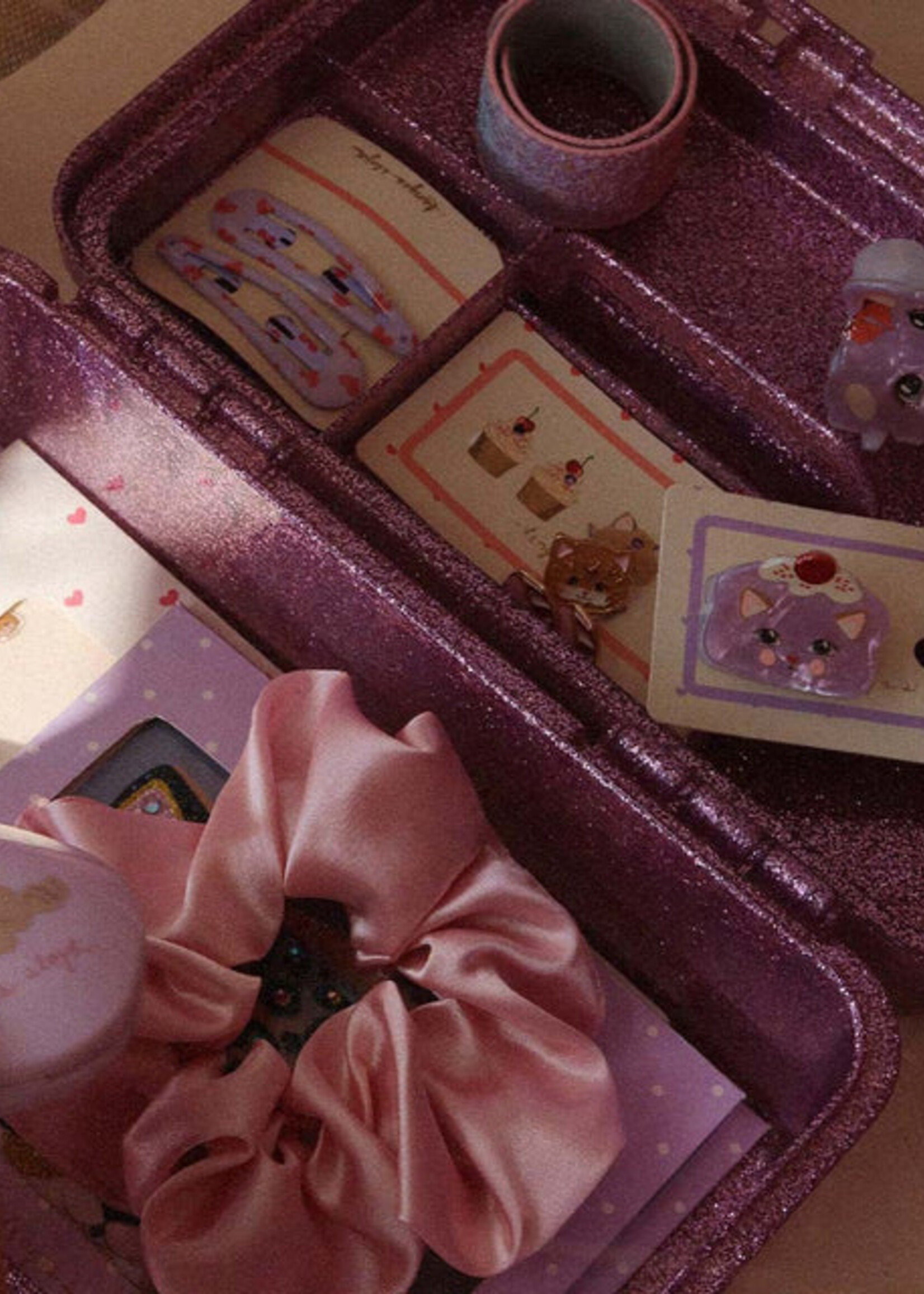 Konges Slojd Glam me up suitcase Amour Pink - Konges Slojd