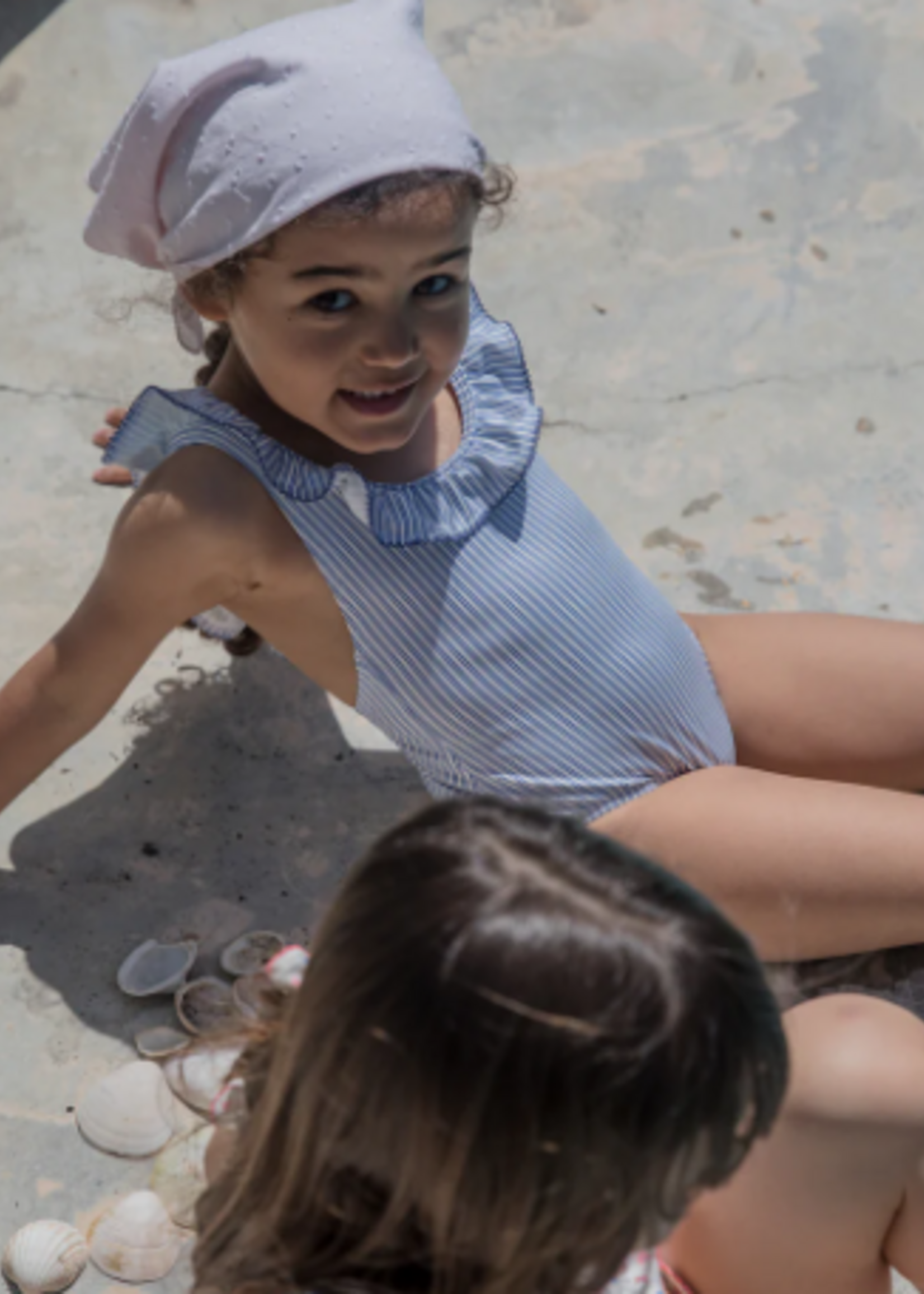 Marmar Copenhagen Swilla bathing suit  Bolich blue stripe - Marmar