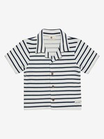 Enfant Shirt sweat stripe Medieval bleu - Enfant