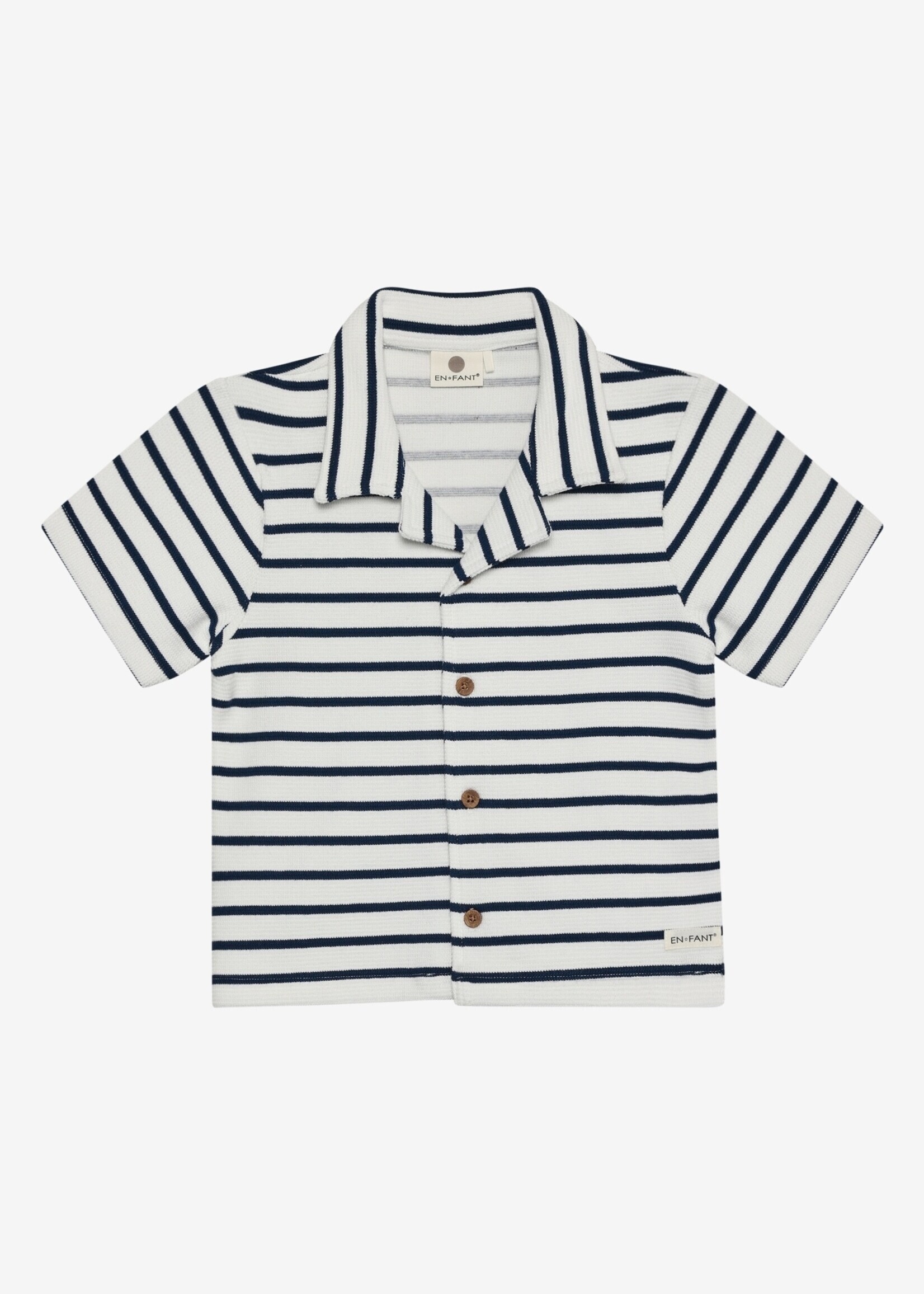 Enfant Shirt sweat stripe Medieval bleu - Enfant