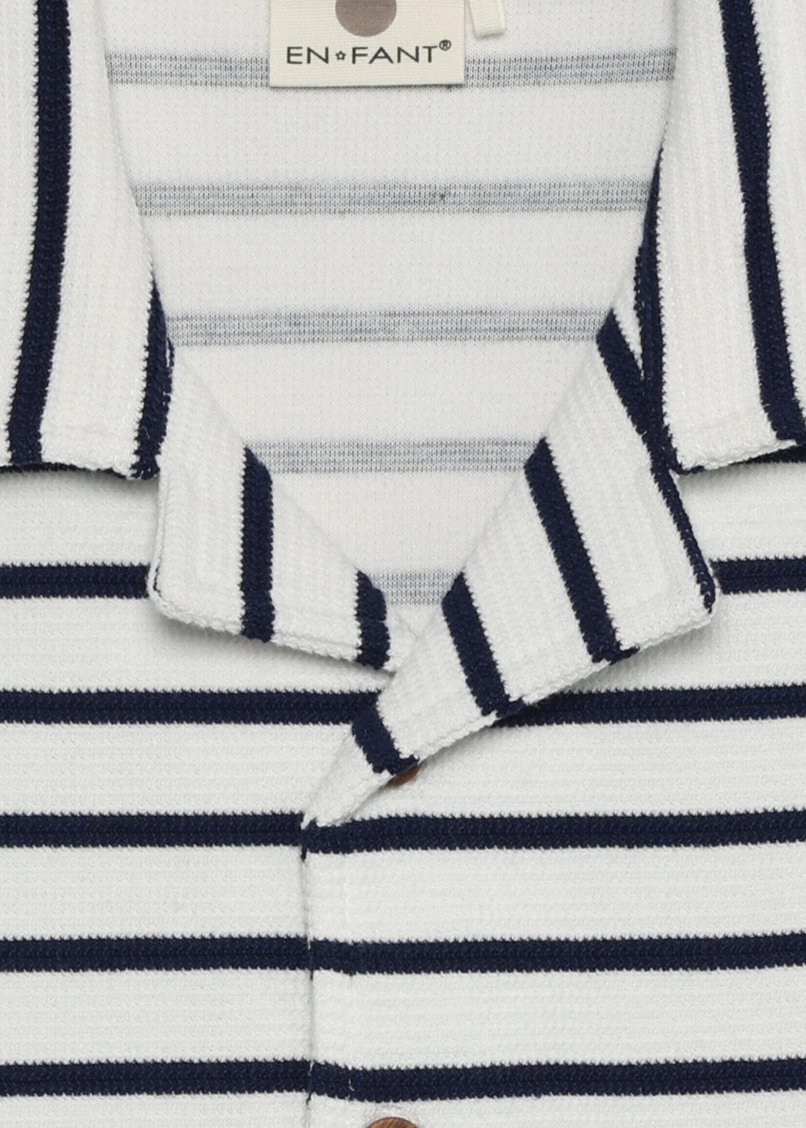 Enfant Shirt sweat stripe Medieval bleu - Enfant