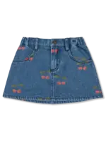 Konges Slojd Magot printed skirt | Ma grande cerise denim - Konges Slojd