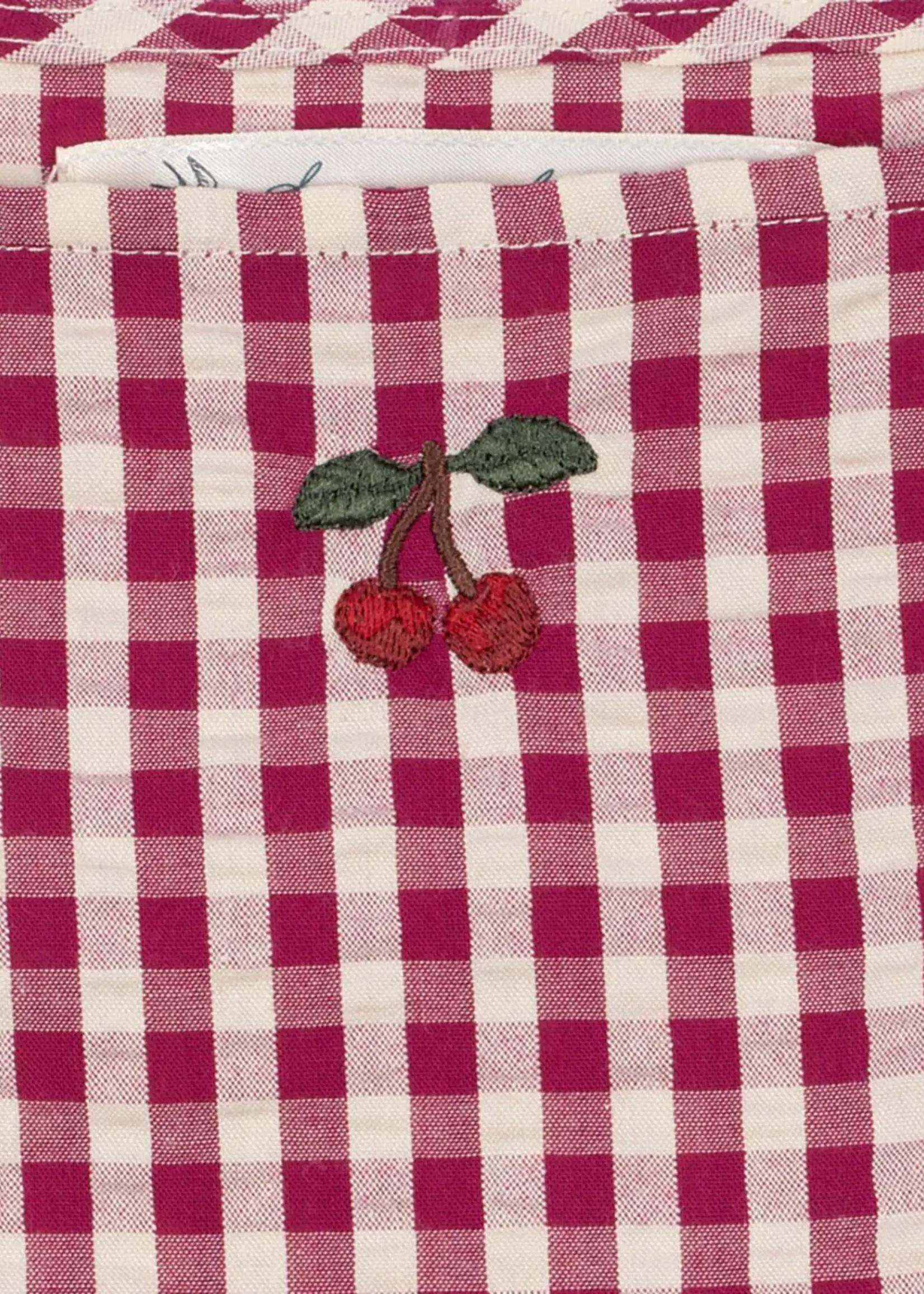 Konges Slojd Isotta dress | Raspberry check - Konges Slojd