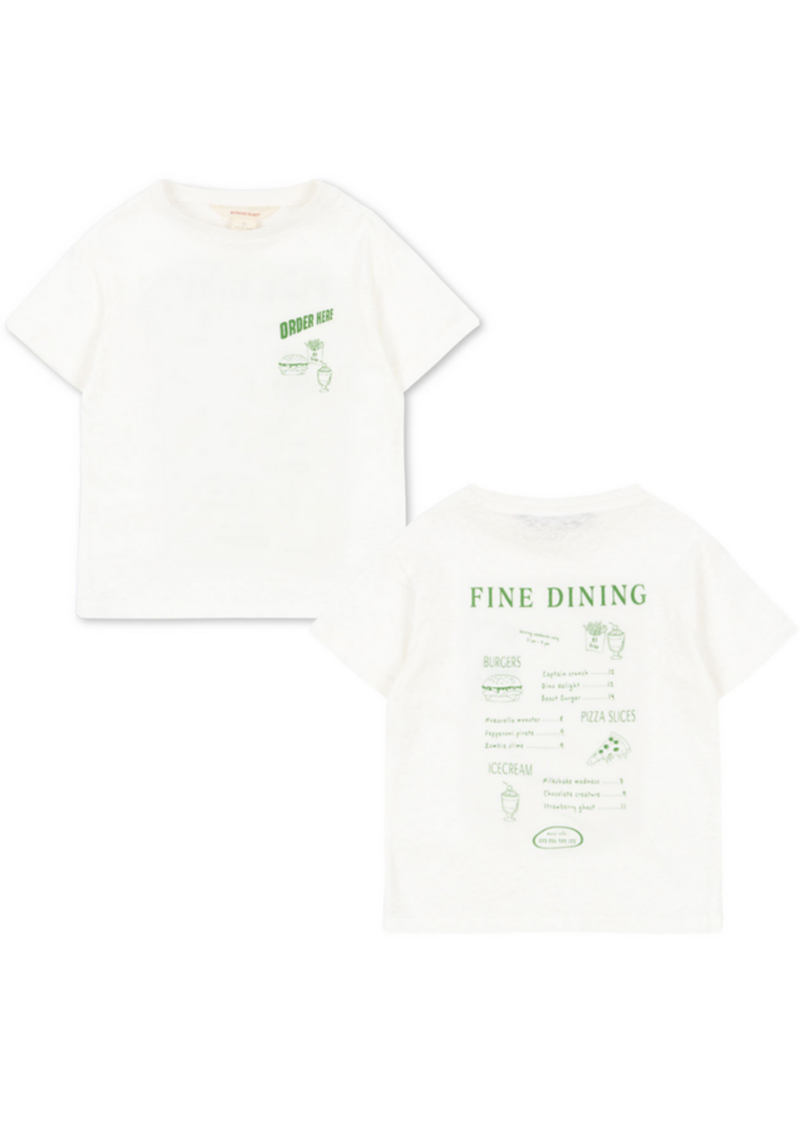 Konges Slojd Era tee | Off white fine dining - Konges Slojd