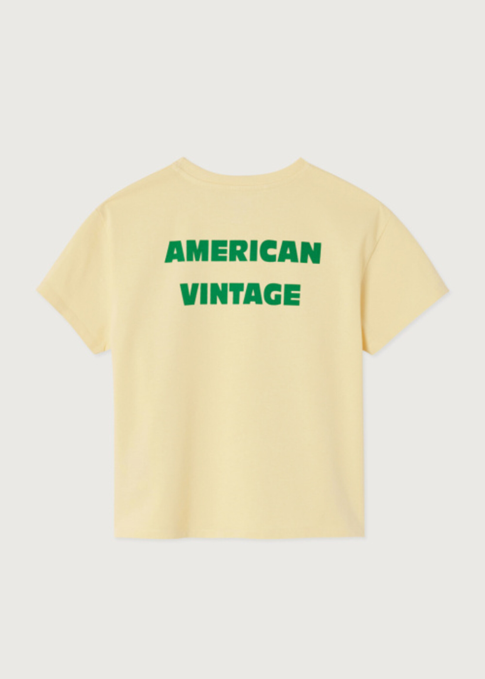 American Vintage Fizvalley tee vintage custard sauce - American Vintage