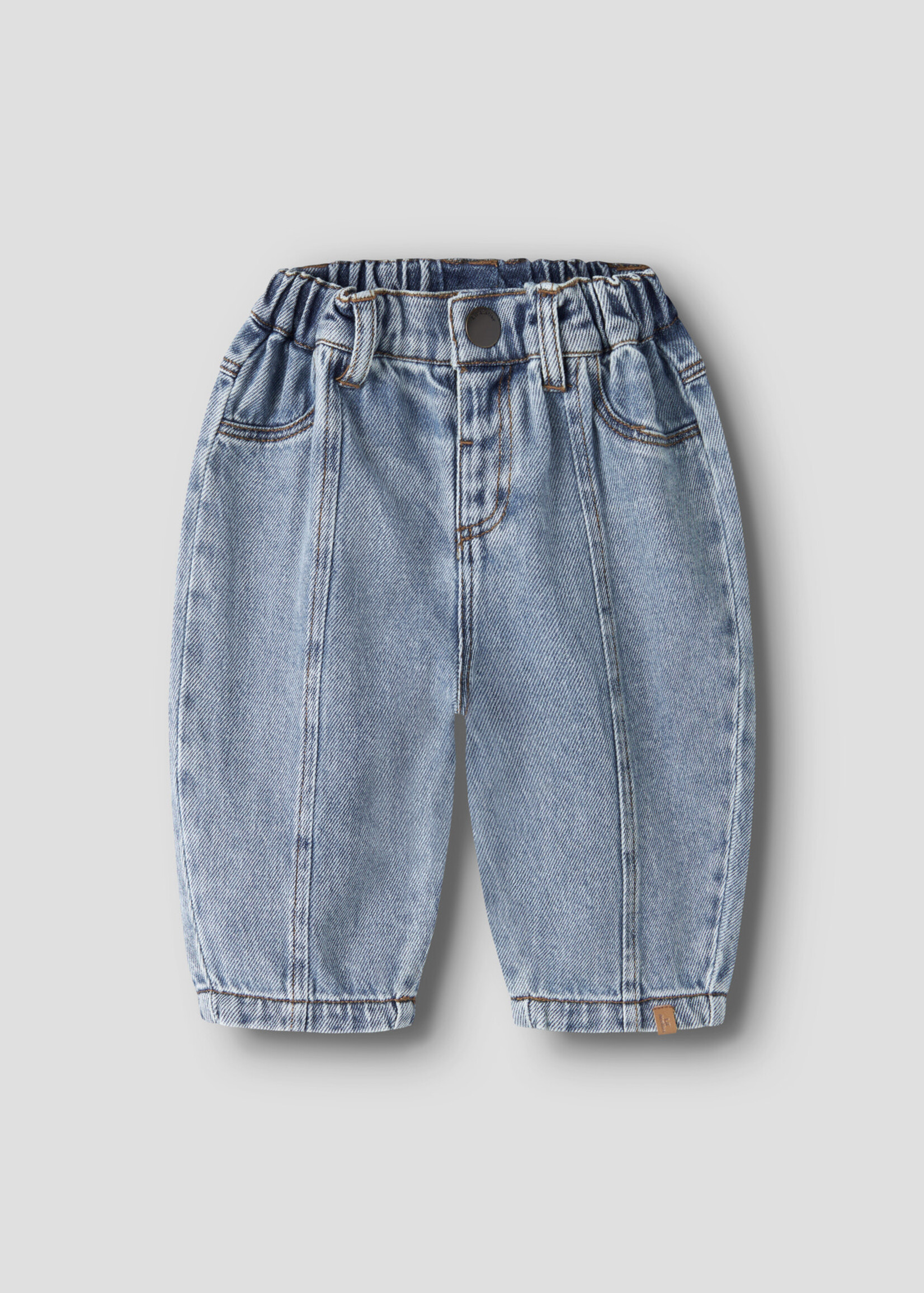 Lil Atelier Karole tapered jeans | Medium blue denim - Lil Atelier