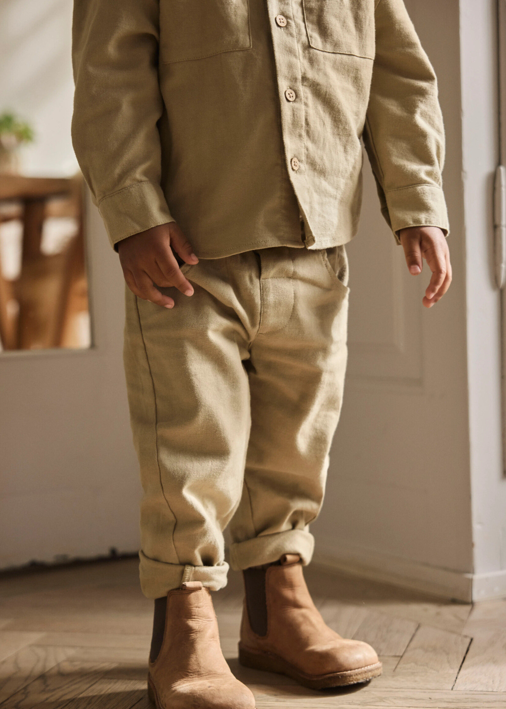 Lil Atelier Koa loose pants | Twill - Lil Atelier