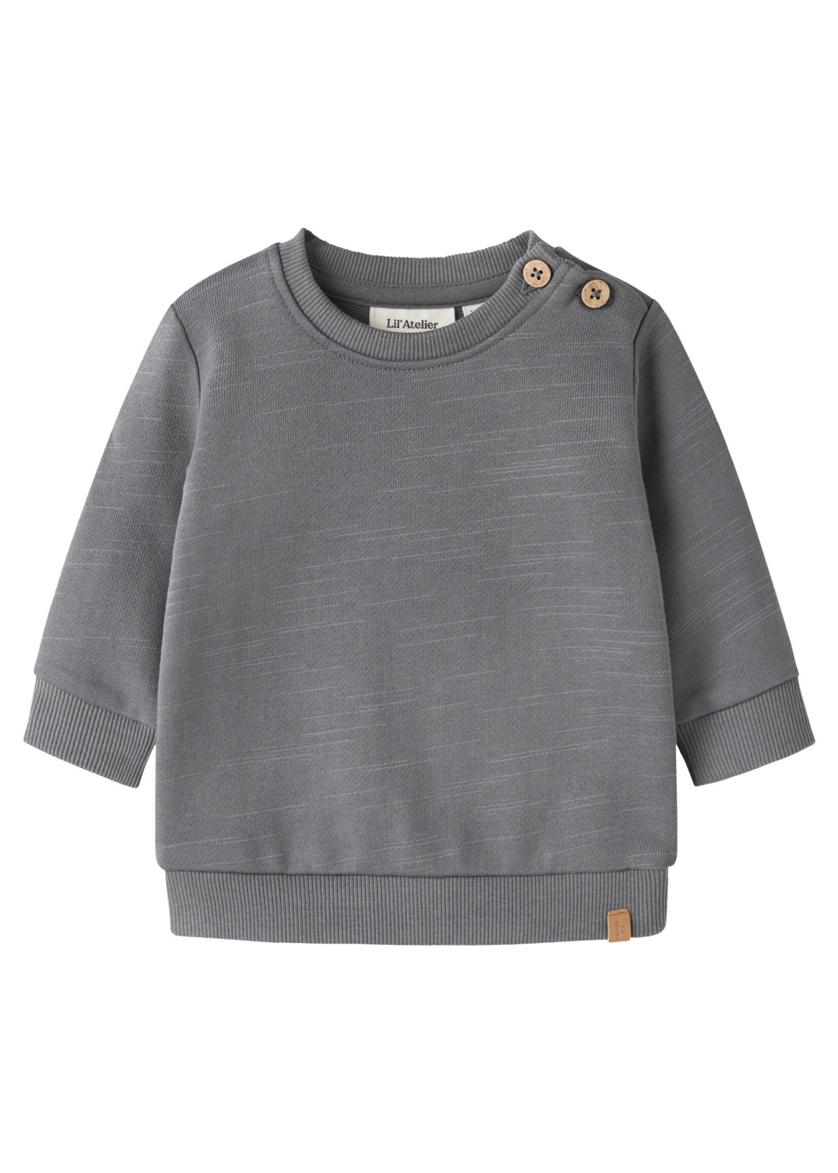 Lil Atelier Kavens ls loose sweat Poppy seed - Lil atelier