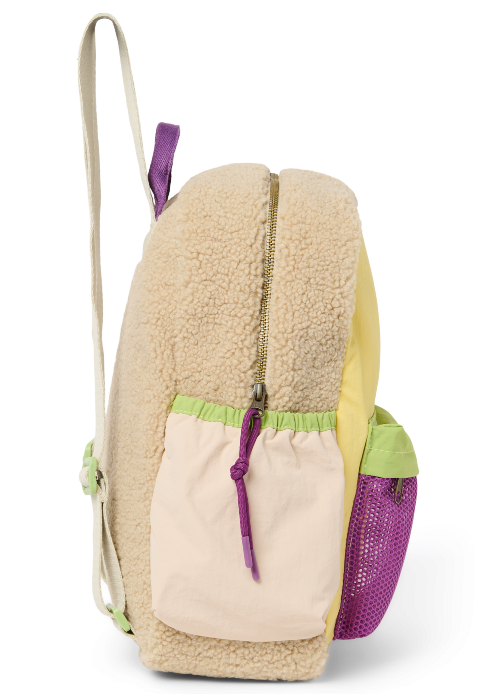 Studio Noos Butter yellow patchwork midi backpack - Studio Noos