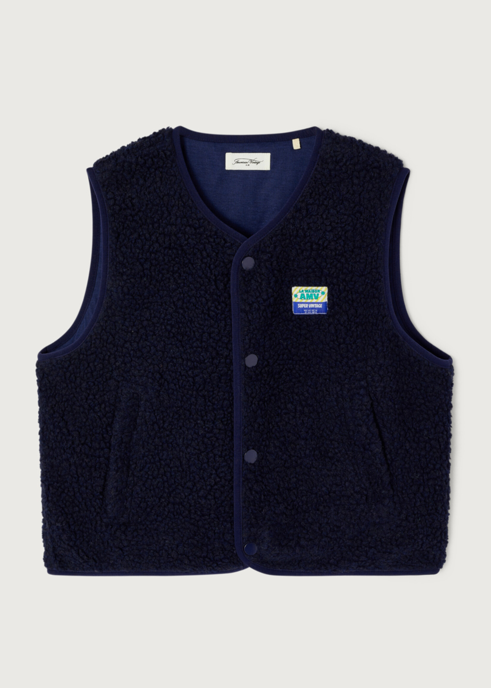 American Vintage Veste ample Navy - American Vintage
