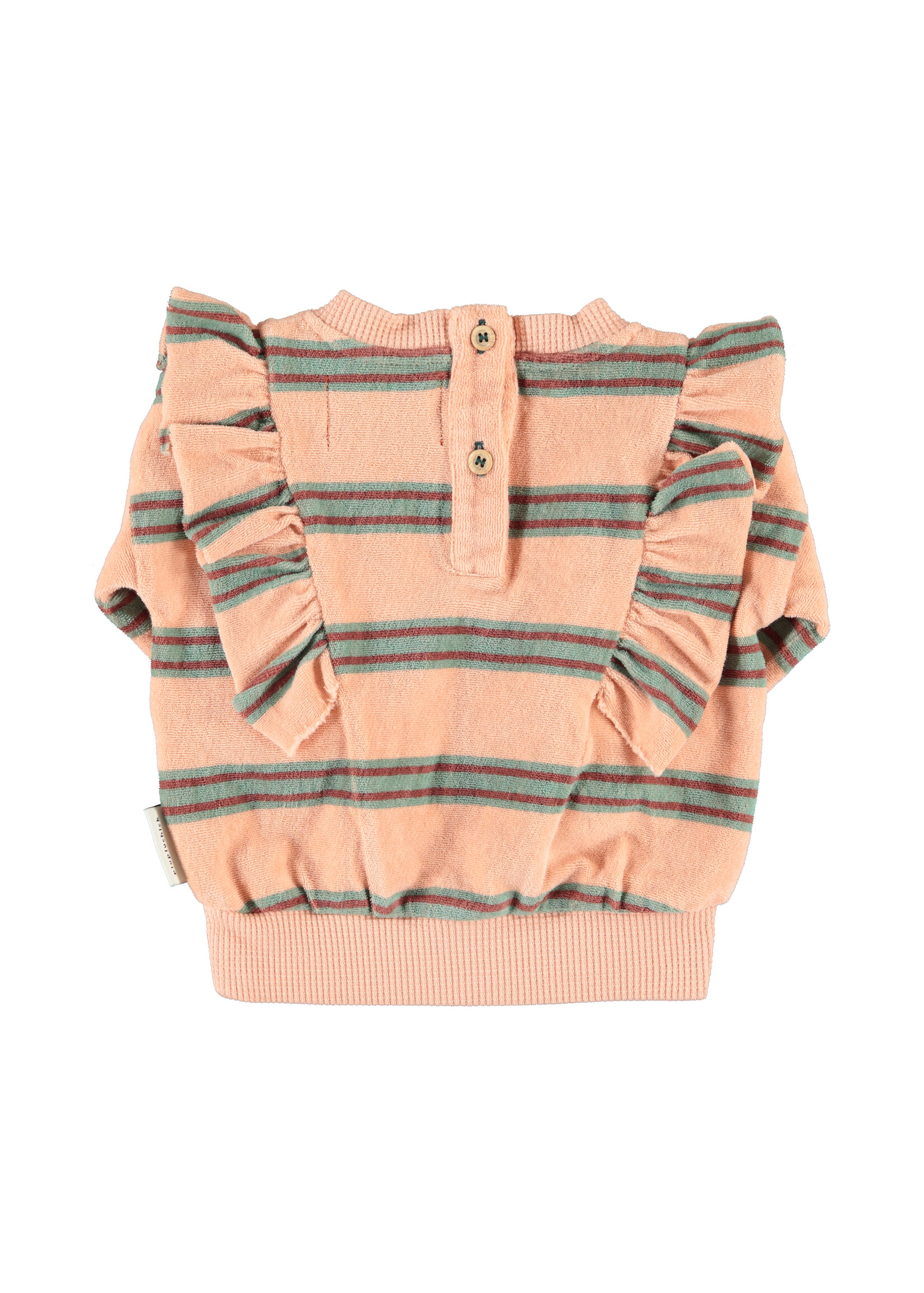 Piupiuchick Terry cotton sweatshirt Light pink - Piupiuchick