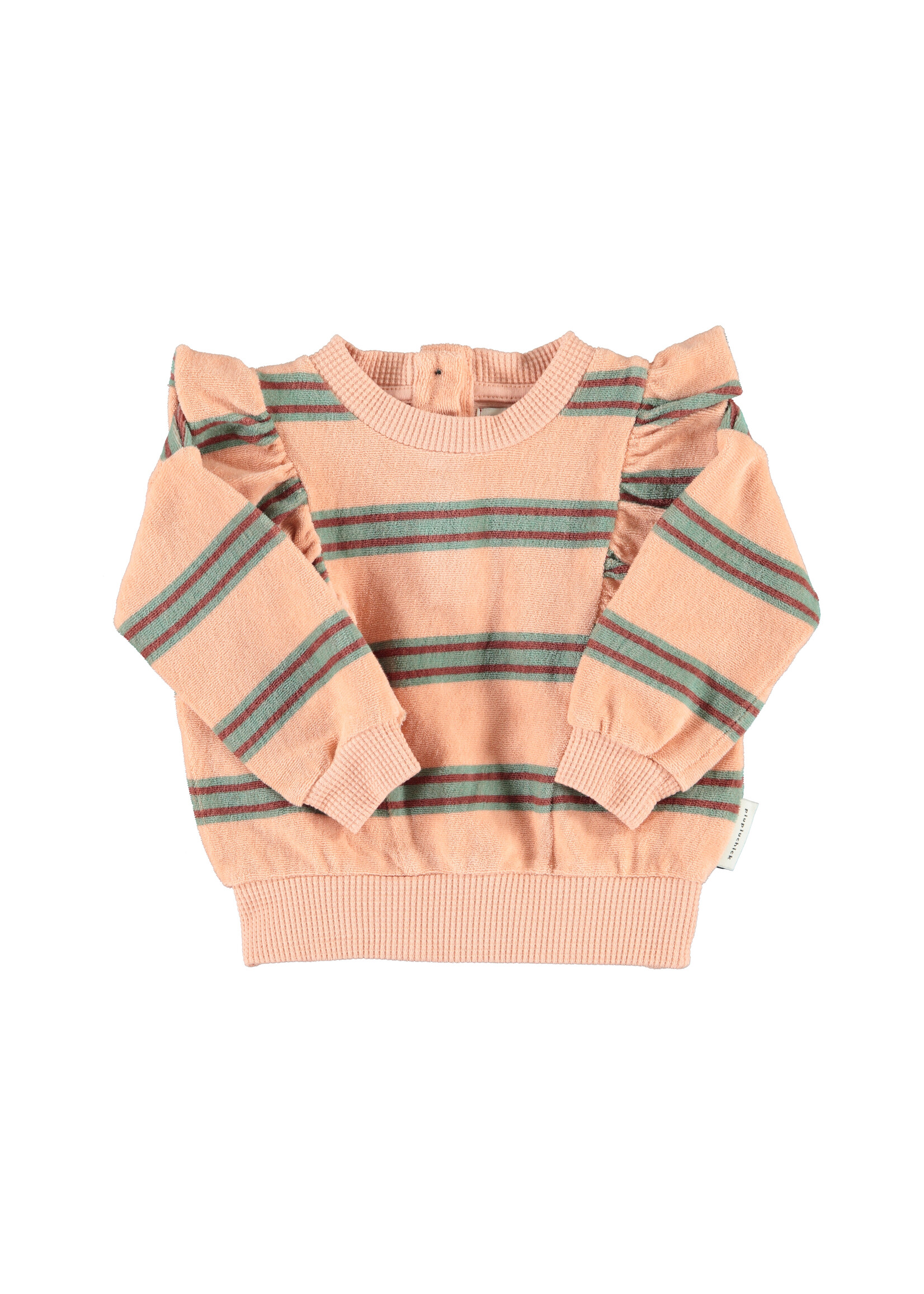 Piupiuchick Terry cotton sweatshirt Light pink - Piupiuchick