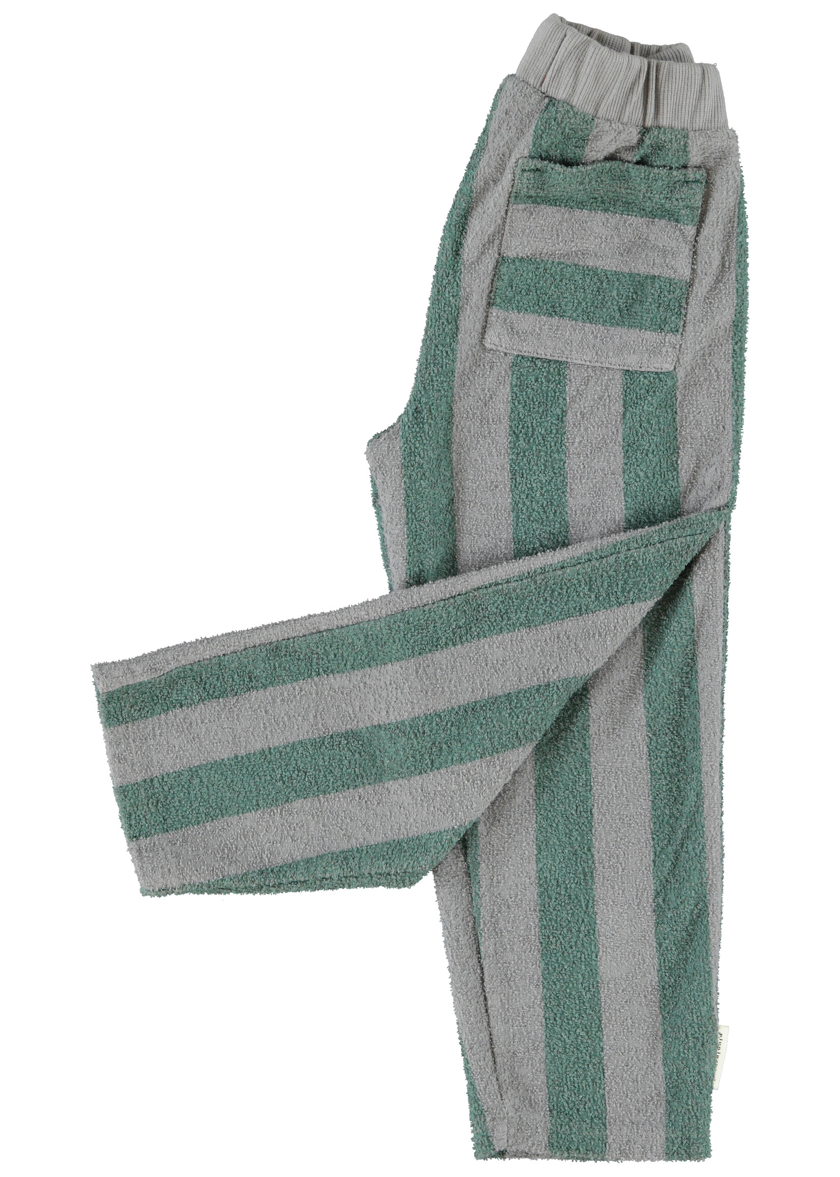 Piupiuchick Joggingpants Grey/Green stripes - Piupiuchick