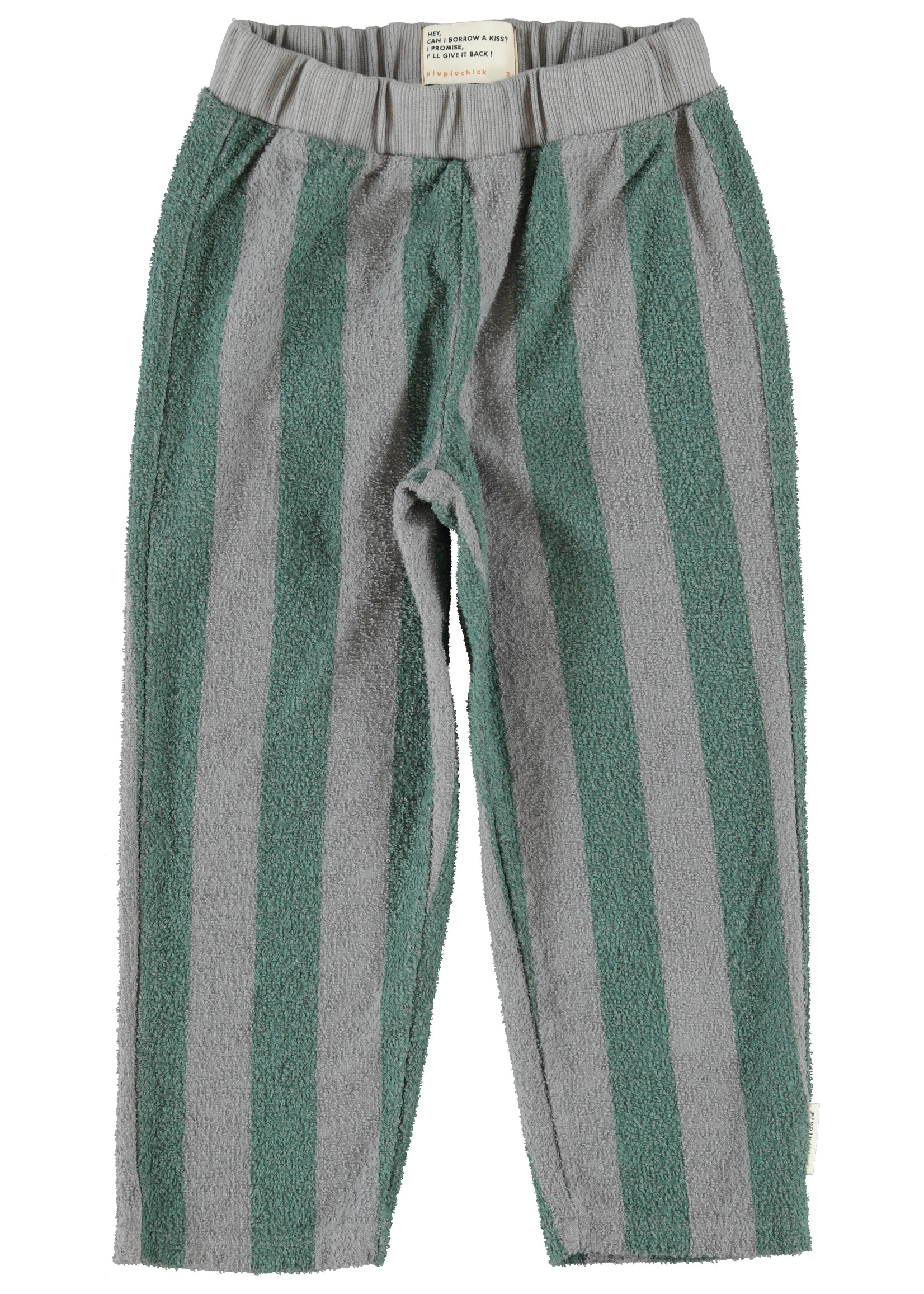 Piupiuchick Joggingpants Grey/Green stripes - Piupiuchick
