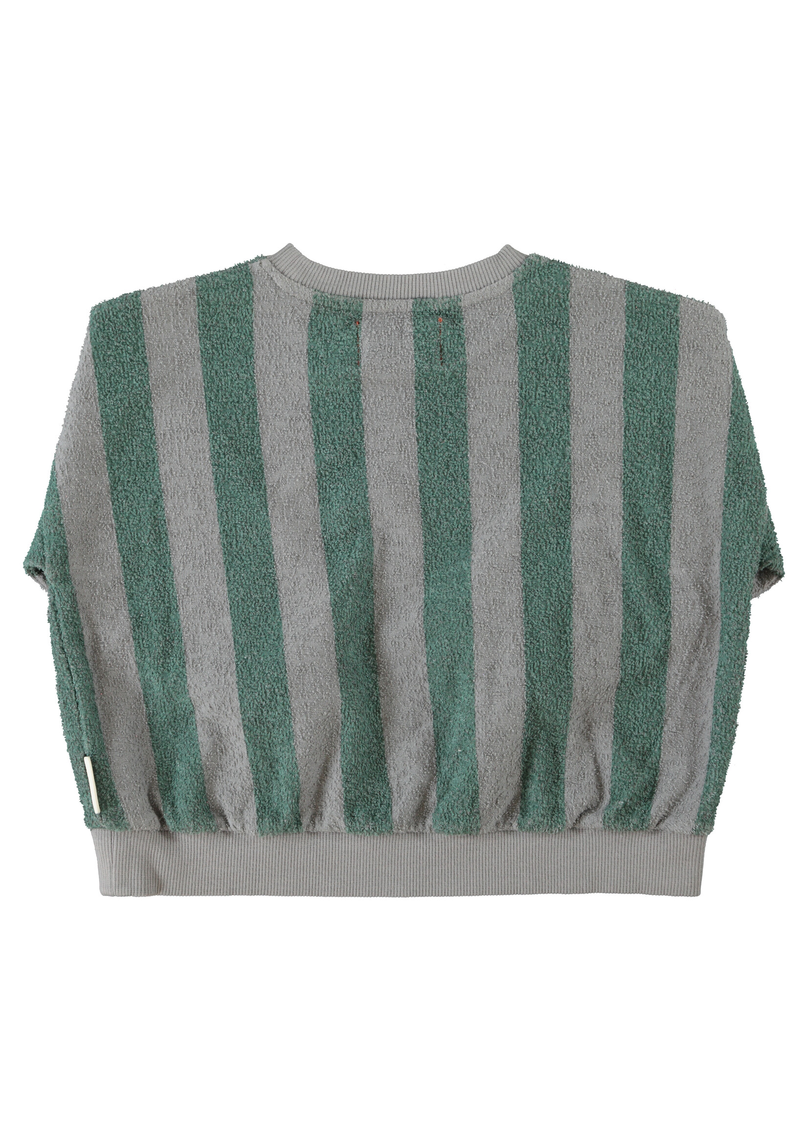 Piupiuchick Sweatshirt Grey/Green stripes - Piupiuchick