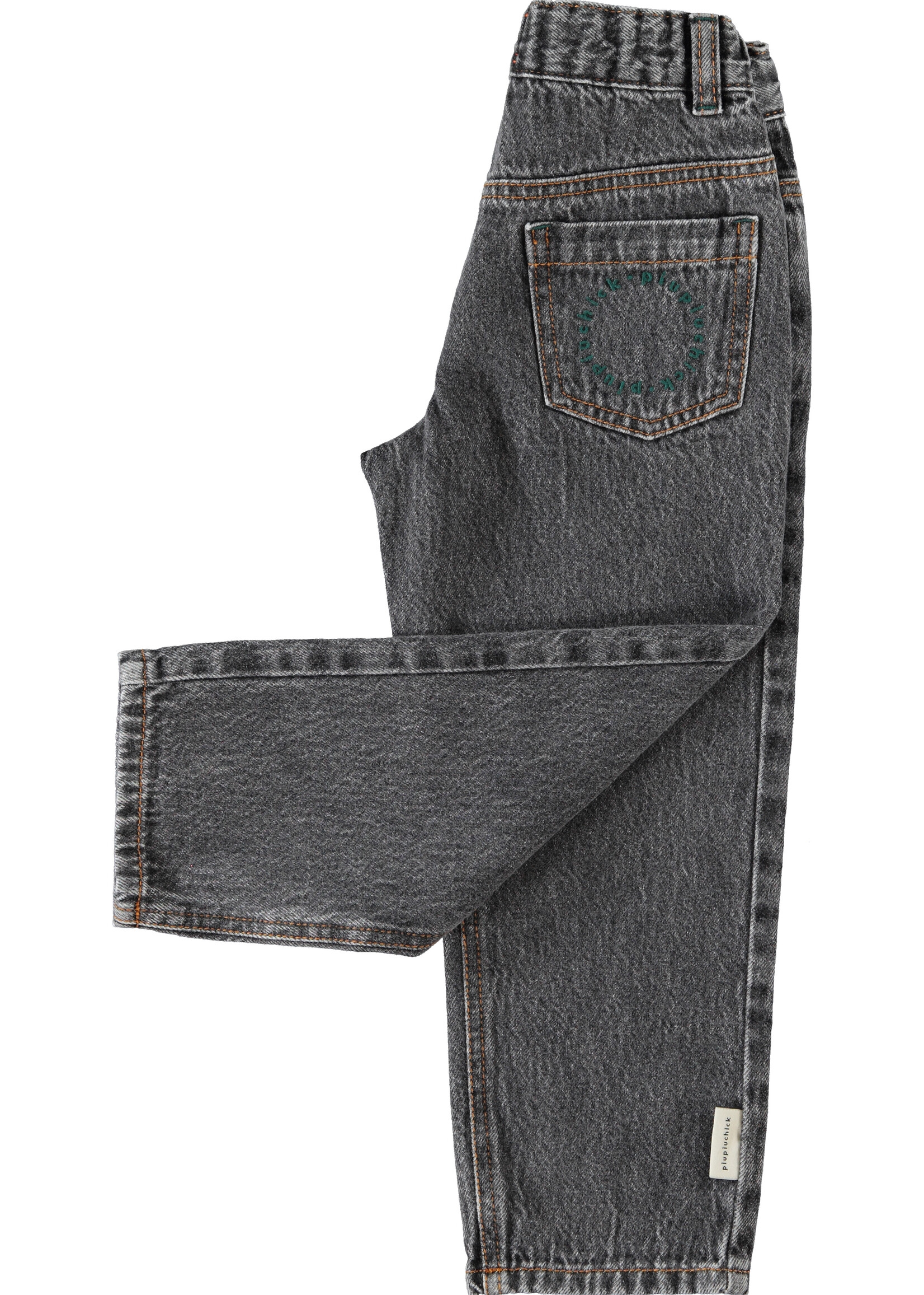 Piupiuchick Unisex trousers Grey denim - Piupiuchick