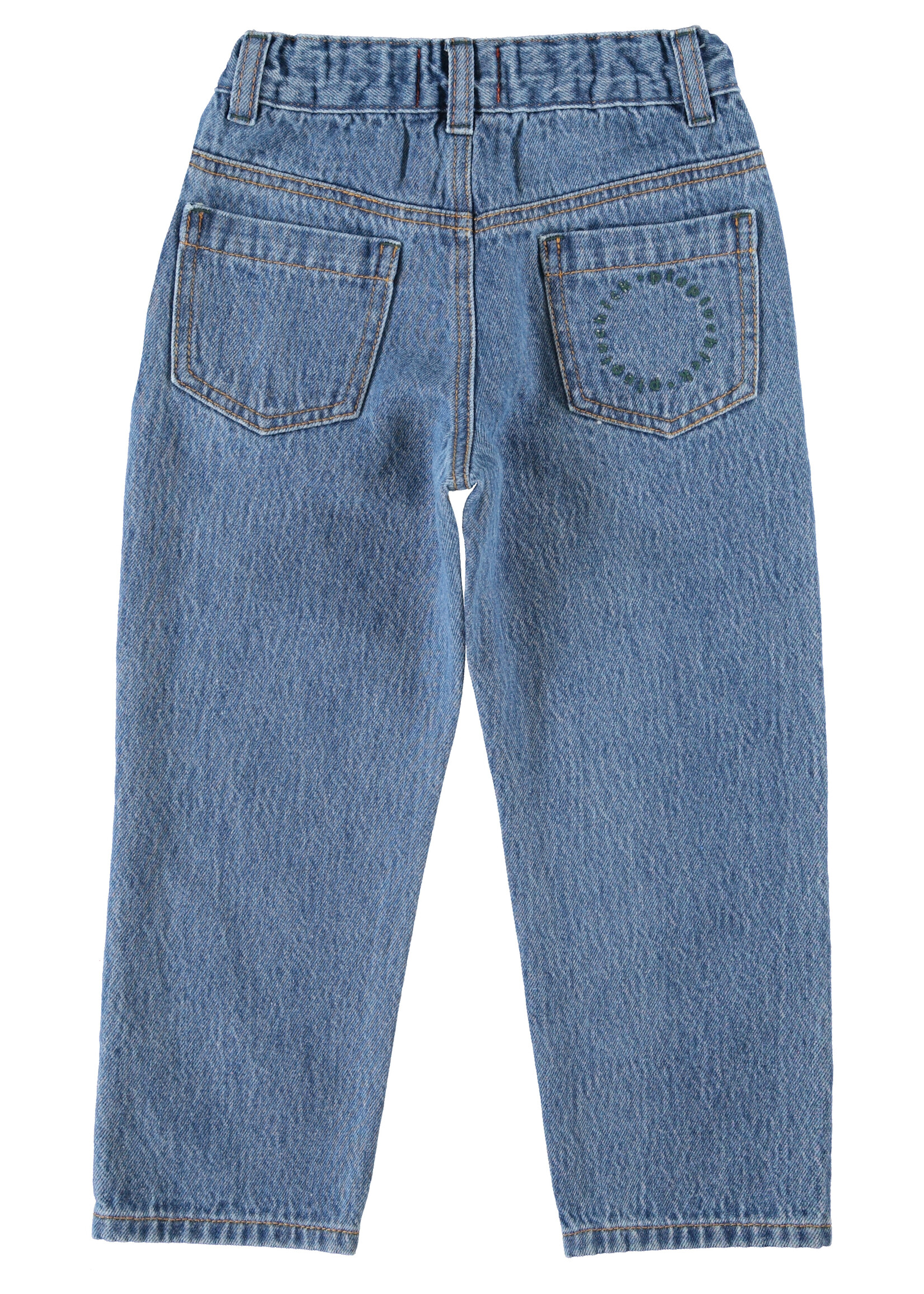 Piupiuchick Unisex trousers Washed navy denim - Piupiuchick