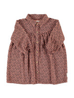 Piupiuchick Short dress Pink animal print - Piupiuchick