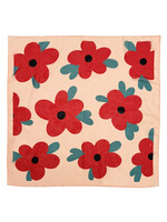 Piupiuchick Chiffon bandana light pink big flowers - Piupiuchick