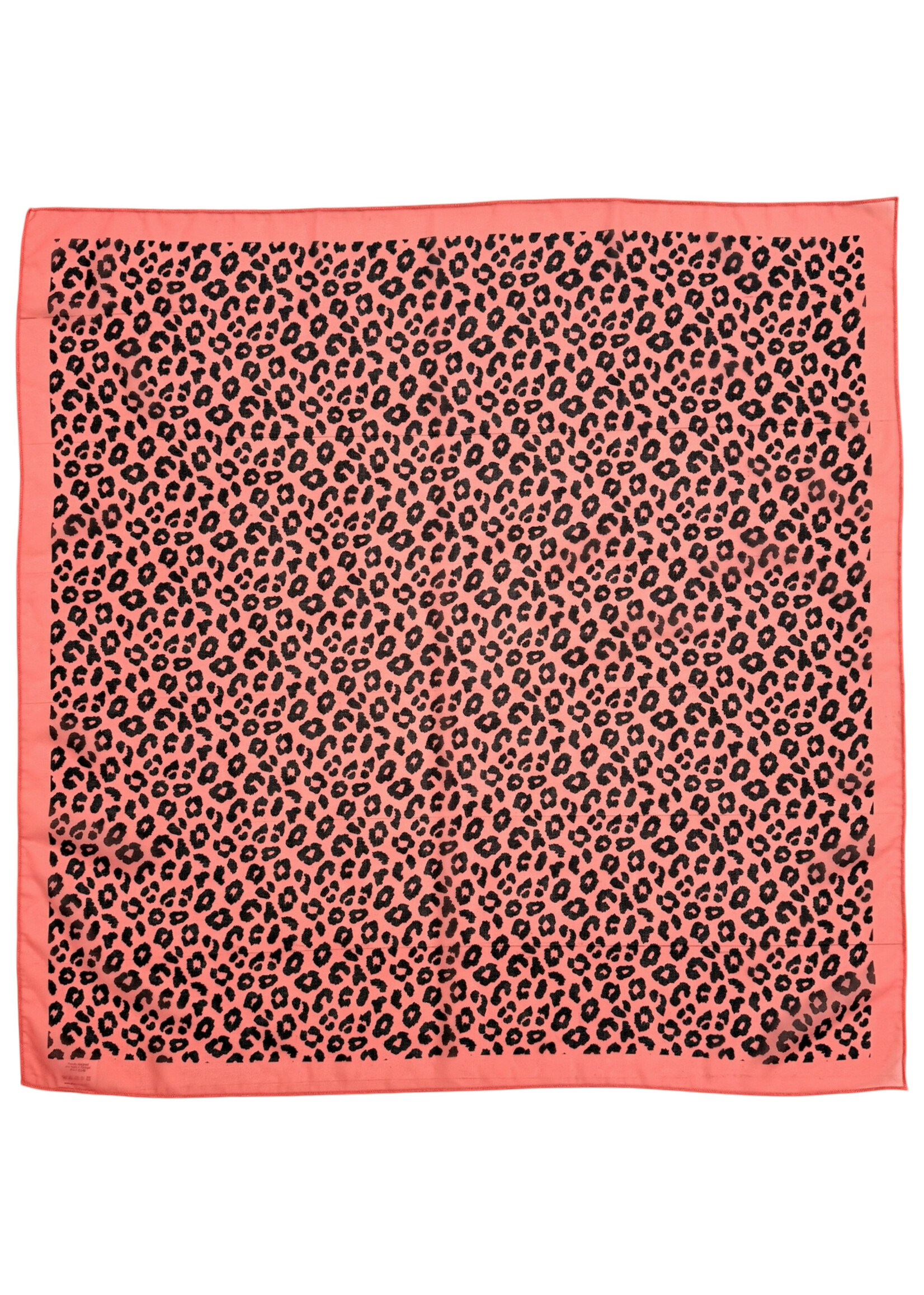 Piupiuchick Chiffon bandana pink animal print - Piupiuchick