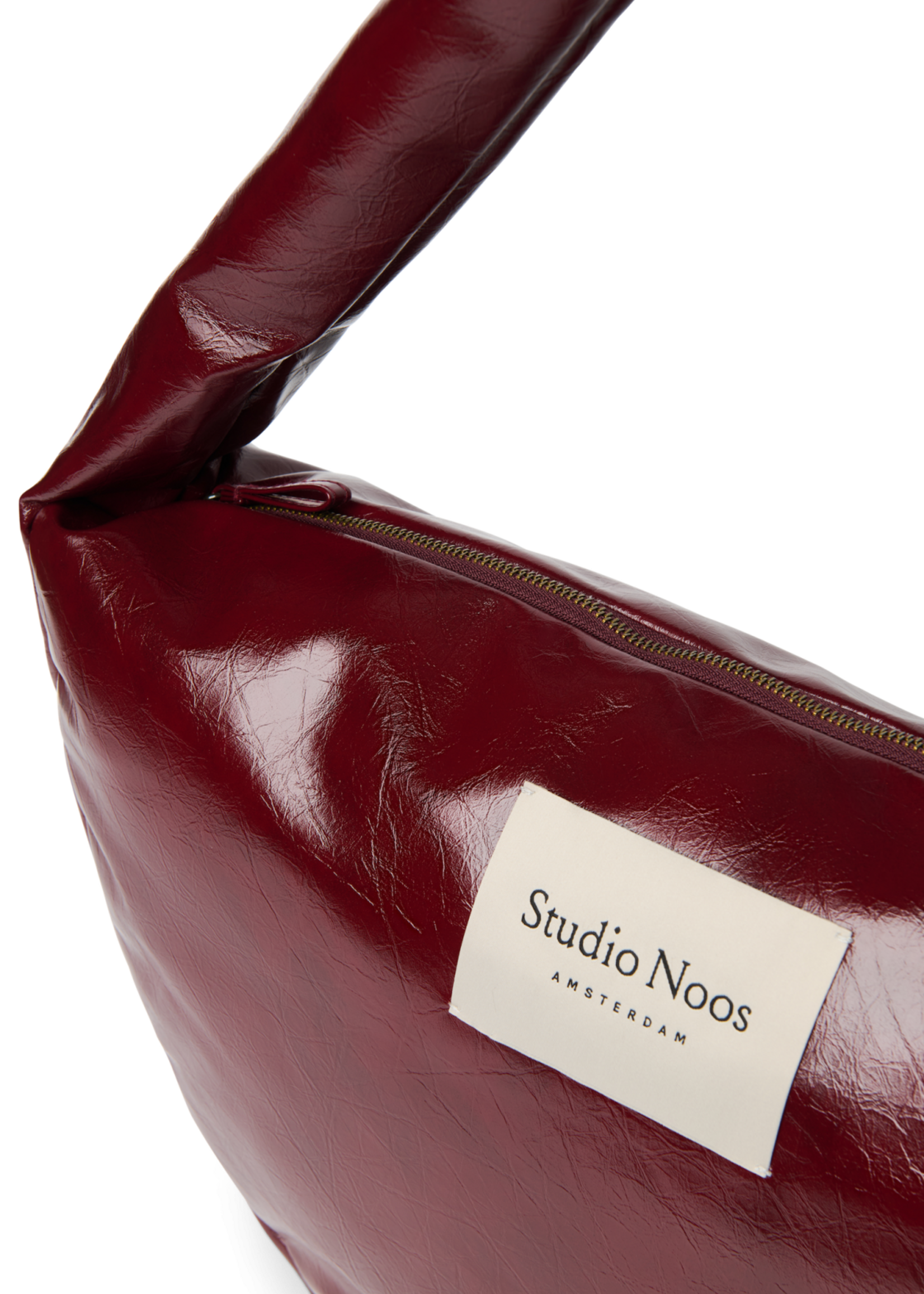 Vegan leather cross body Burgundy - Studio Noos