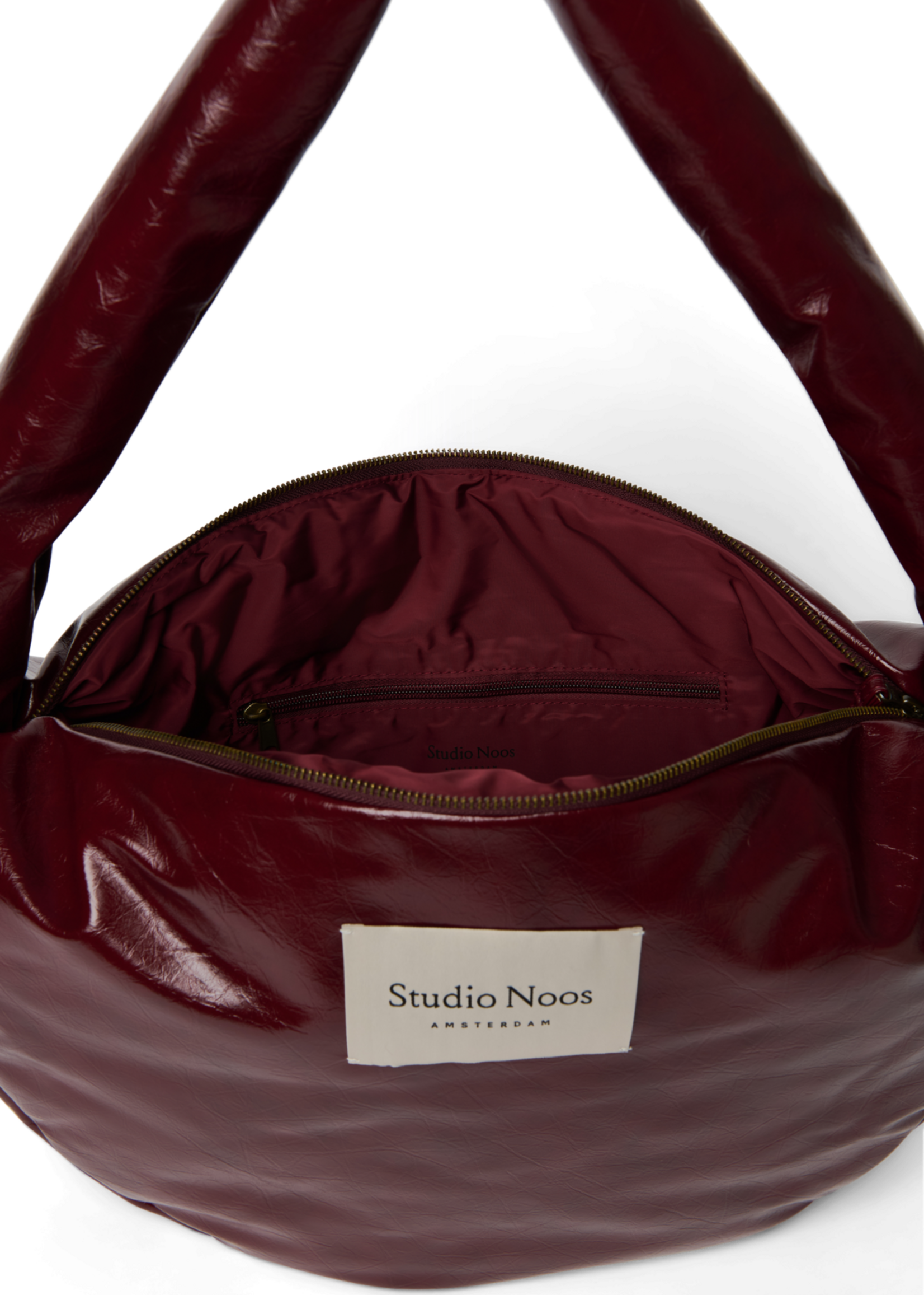 Vegan leather cross body Burgundy - Studio Noos