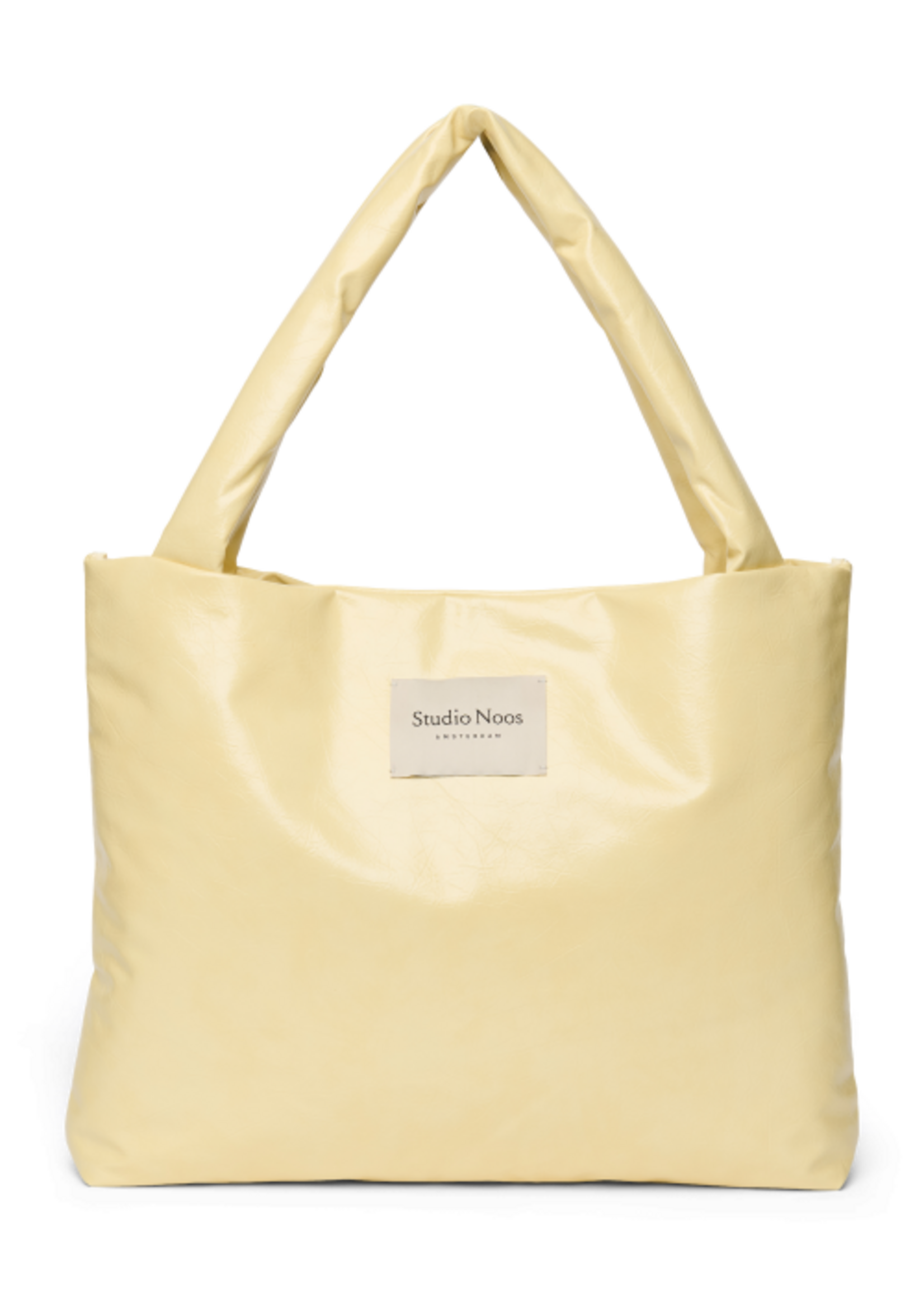 Studio Noos Vegan leather mom bag Butter yellow - Studio Noos