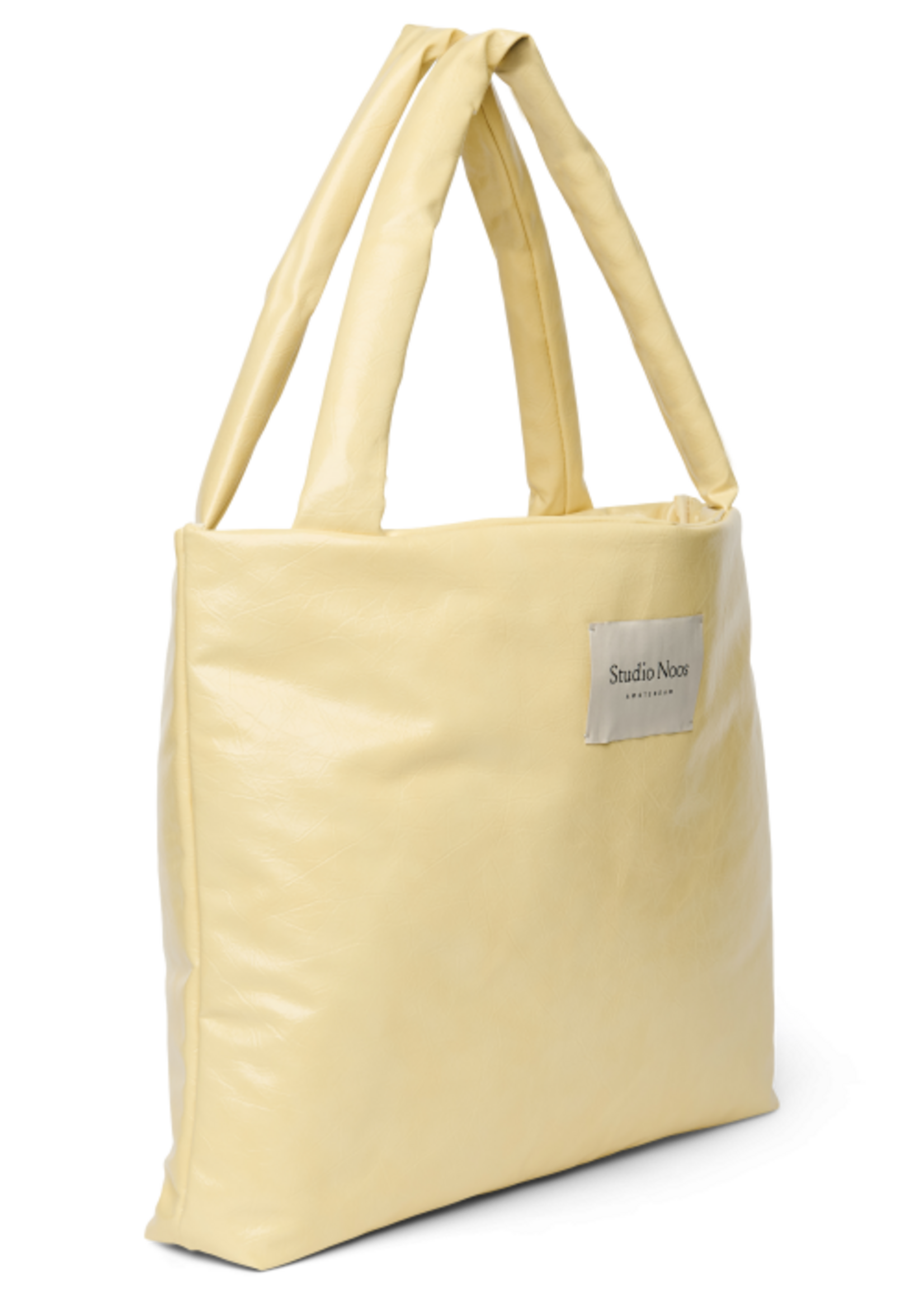 Studio Noos Vegan leather mom bag Butter yellow - Studio Noos