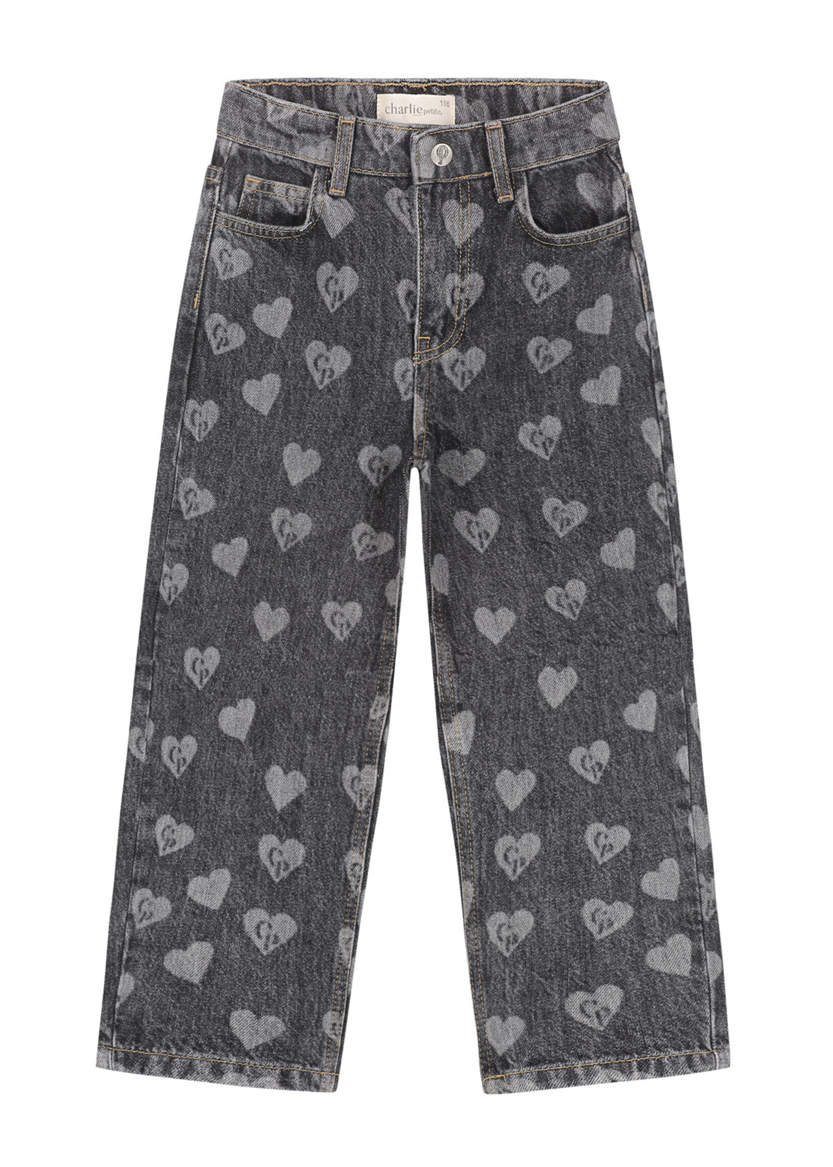 Charlie Petite Isae jeans Black stone washed - Charlie petite