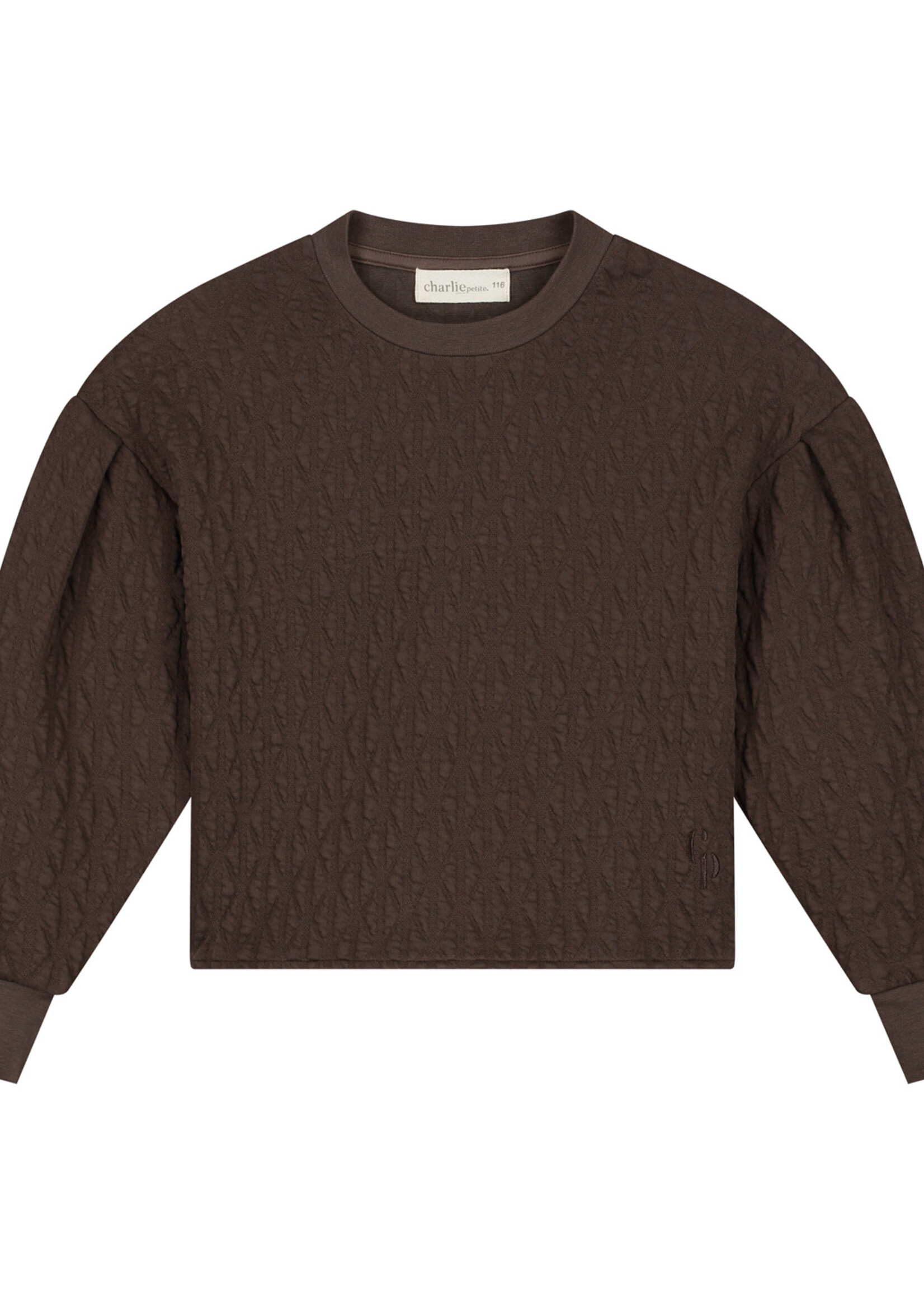 Charlie Petite Sien sweater Dark brown - Charlie petite