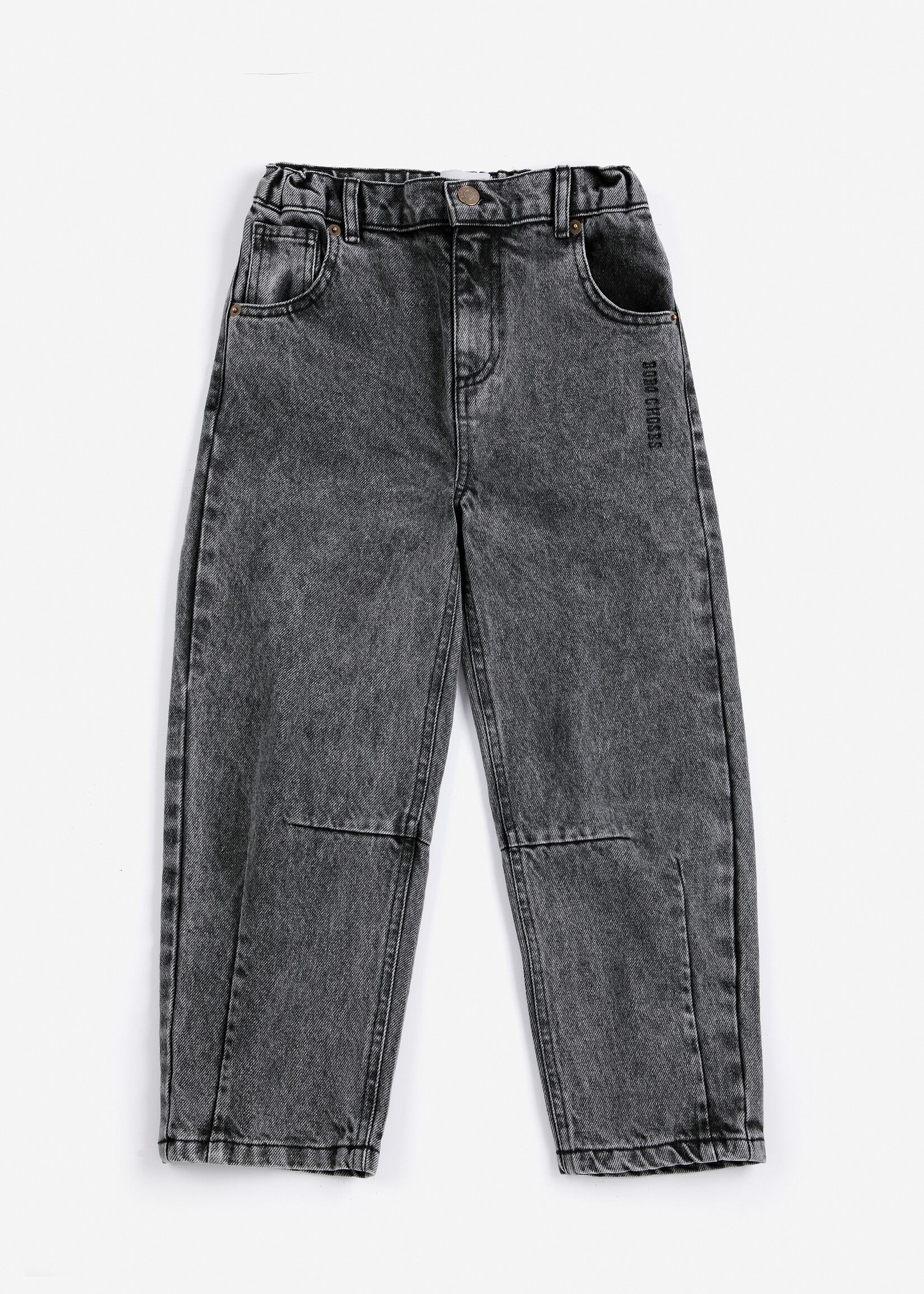 Bobo Choses Beast tag denim  pants  - Bobo choses