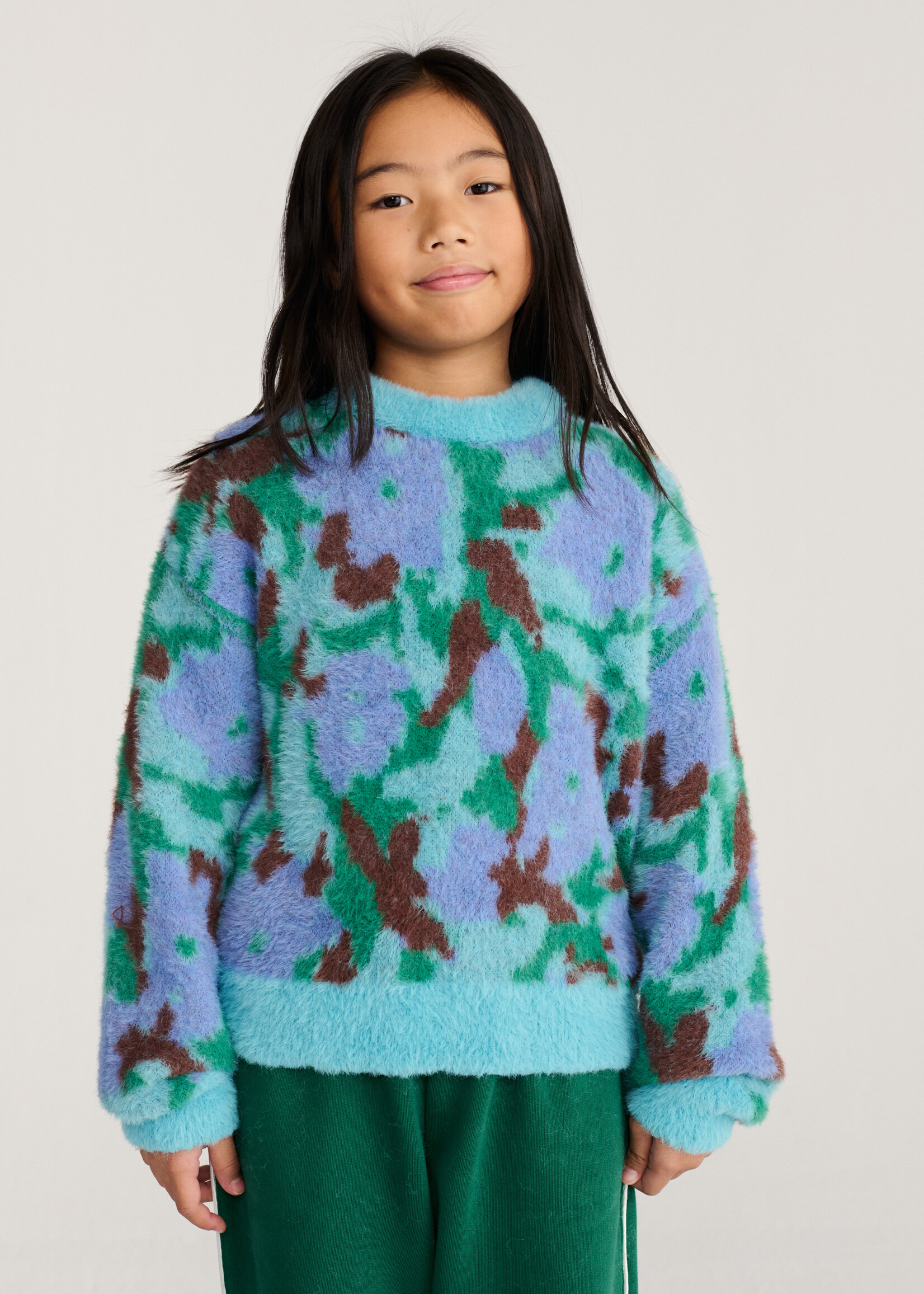 Bobo Choses Watercolor all over jacquard jumper - Bobo choses